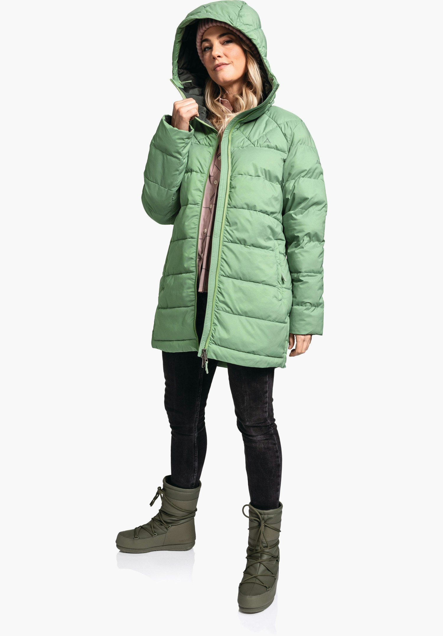 schöffel damen parka boston l wintermantel