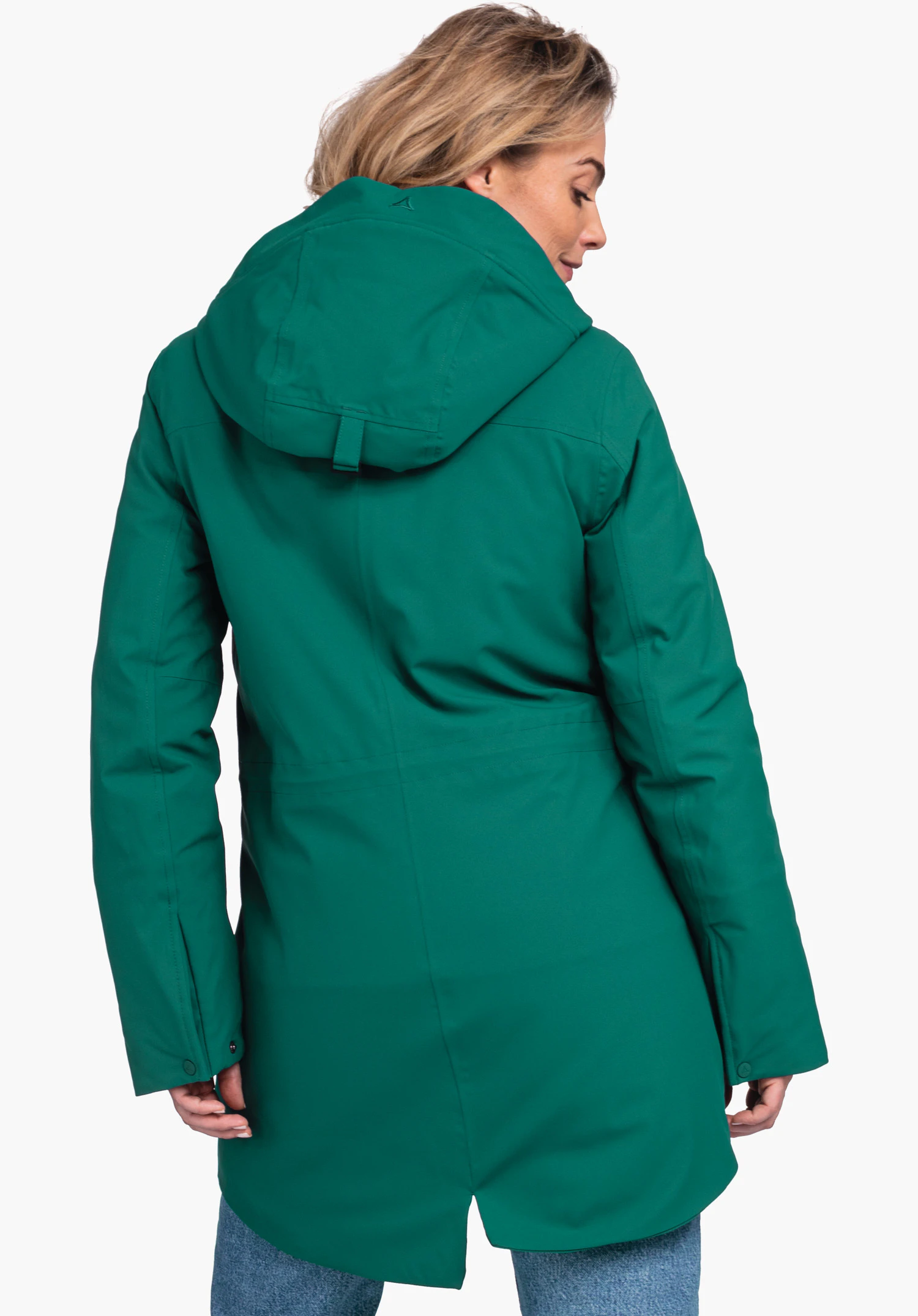 Schöffel Damen Parka Rotterdam L – Wind- & Wasserdicht, 4-Wege-Stretch, Mit Teddyfutter, Wintermantel