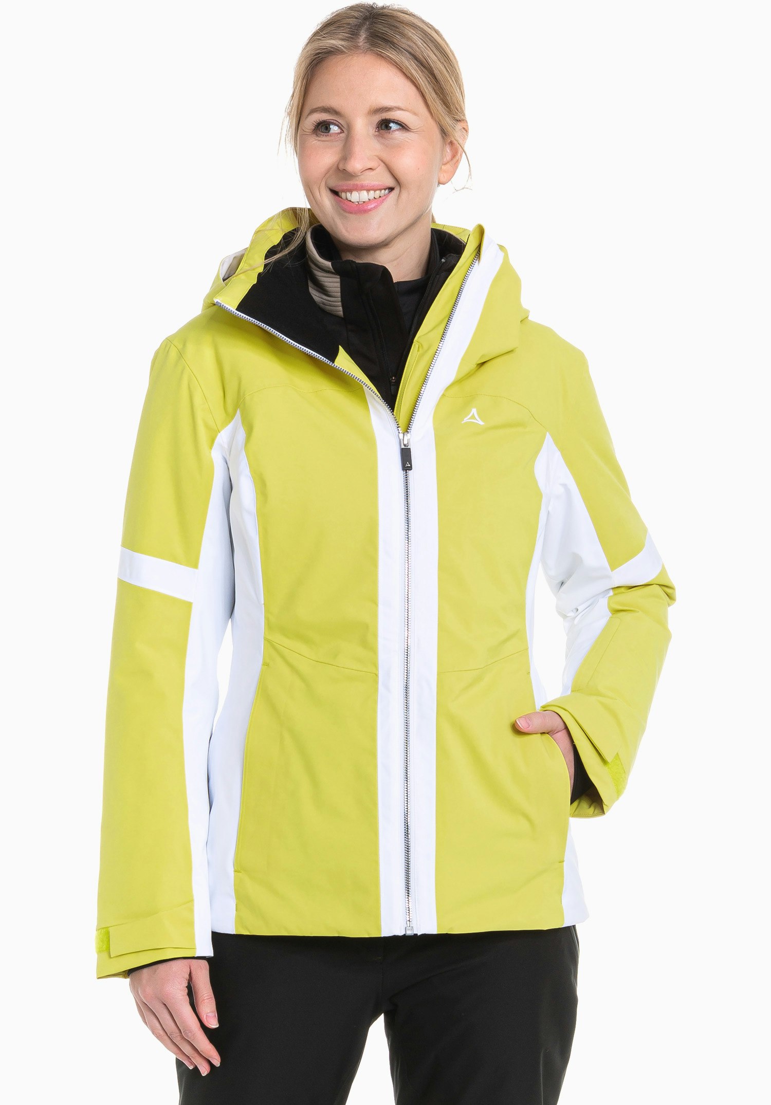 yellow ski jacket womens