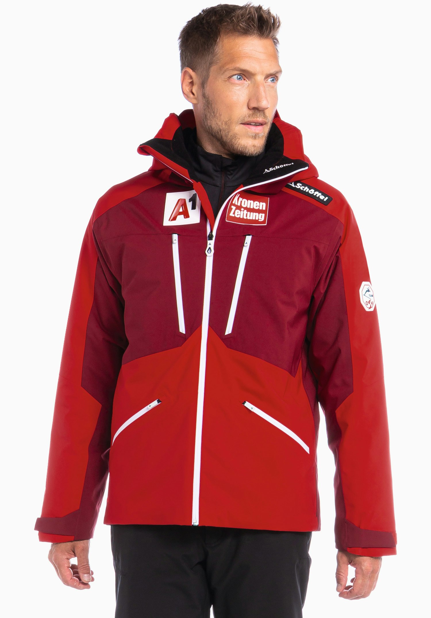 Schöffel Ski Jacket Lachaux M Herren Skijacke Wintersport Outdoor blau/rot NEU b 
