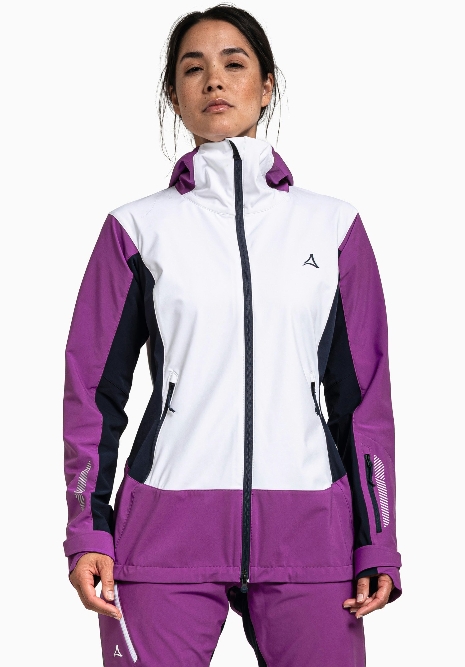 pink softshell jacket