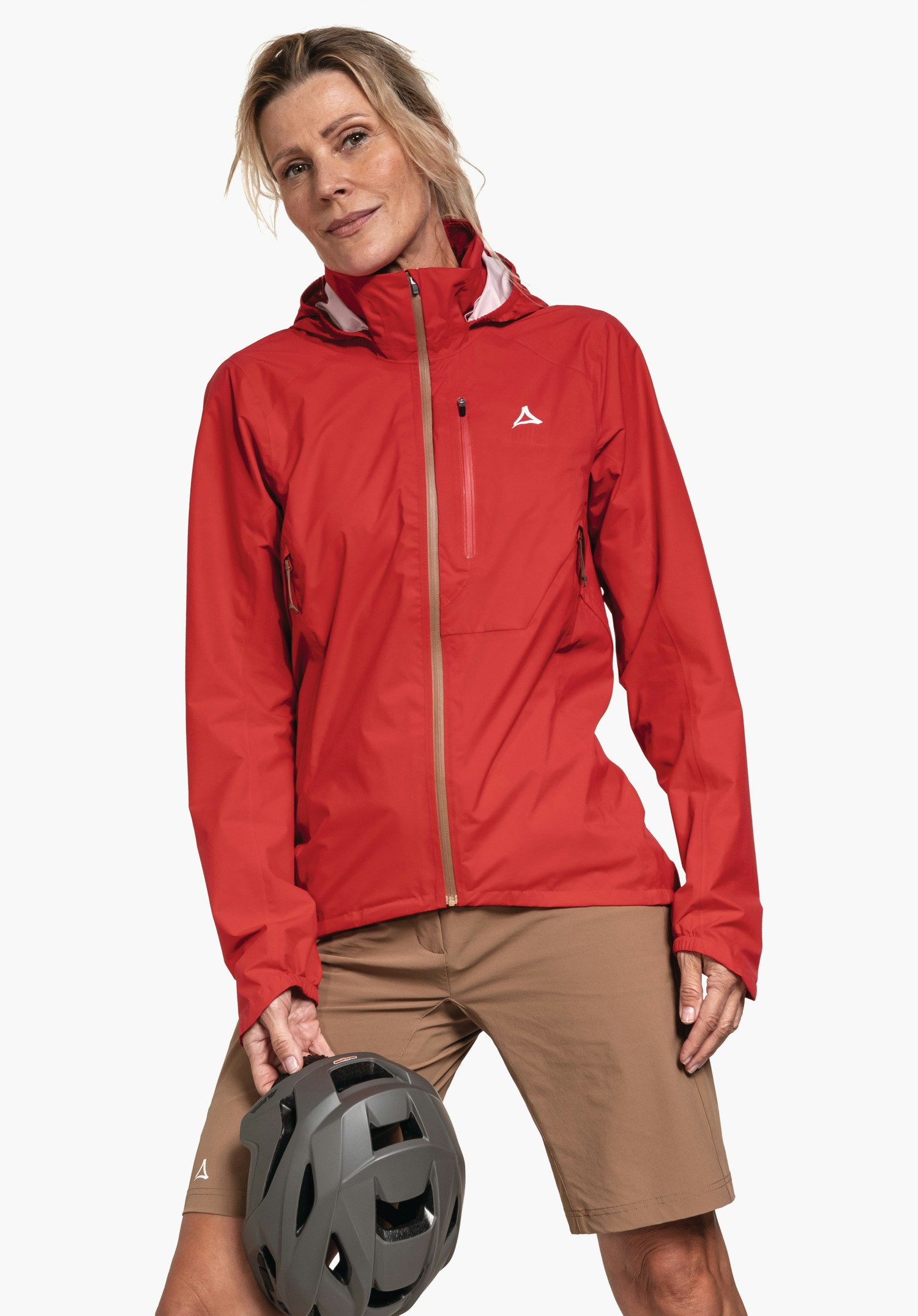 Schöffel Atmungsaktive Regenjacke für Radreisen