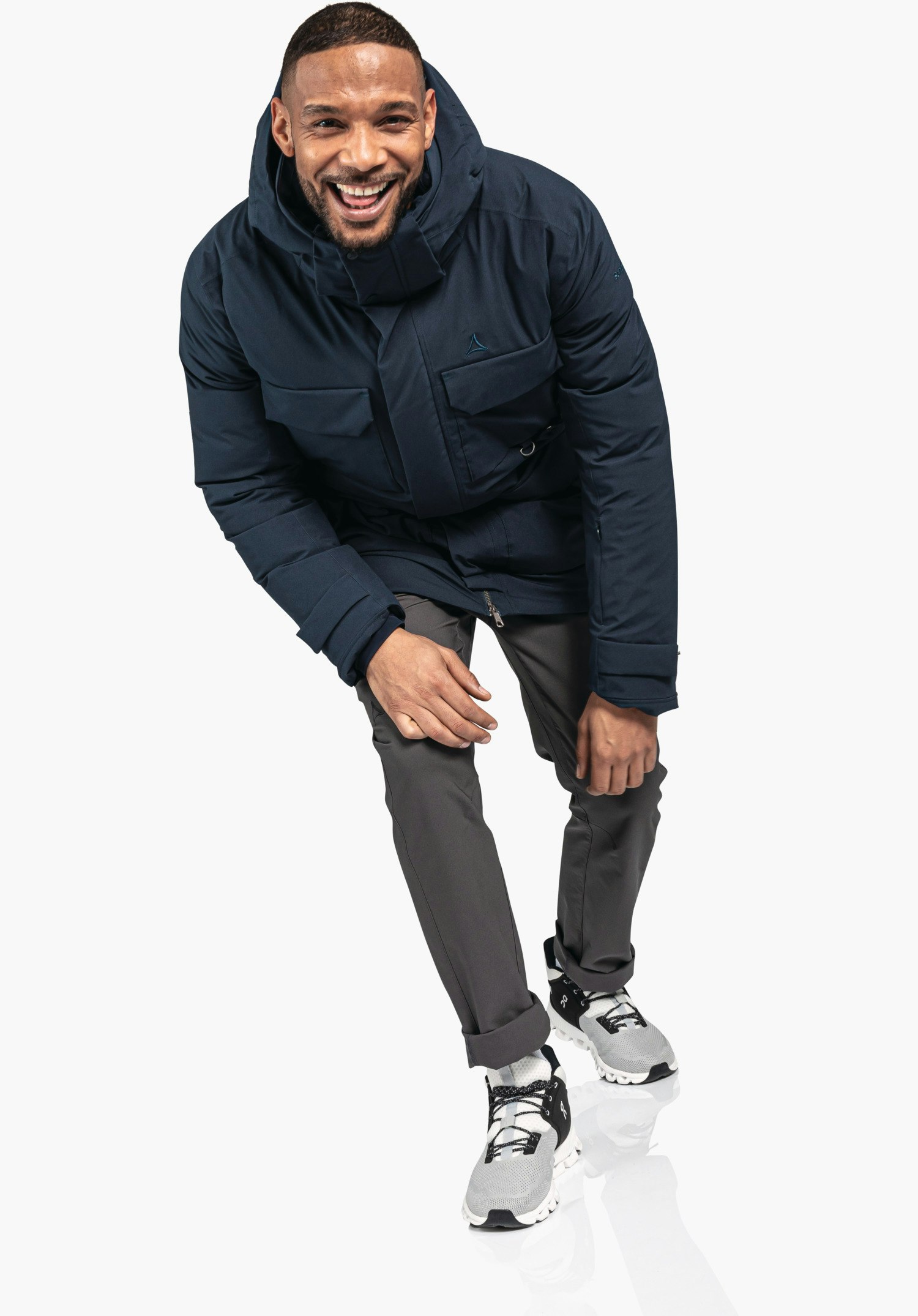 Down Parka Ridgeland M blau | Schöffel