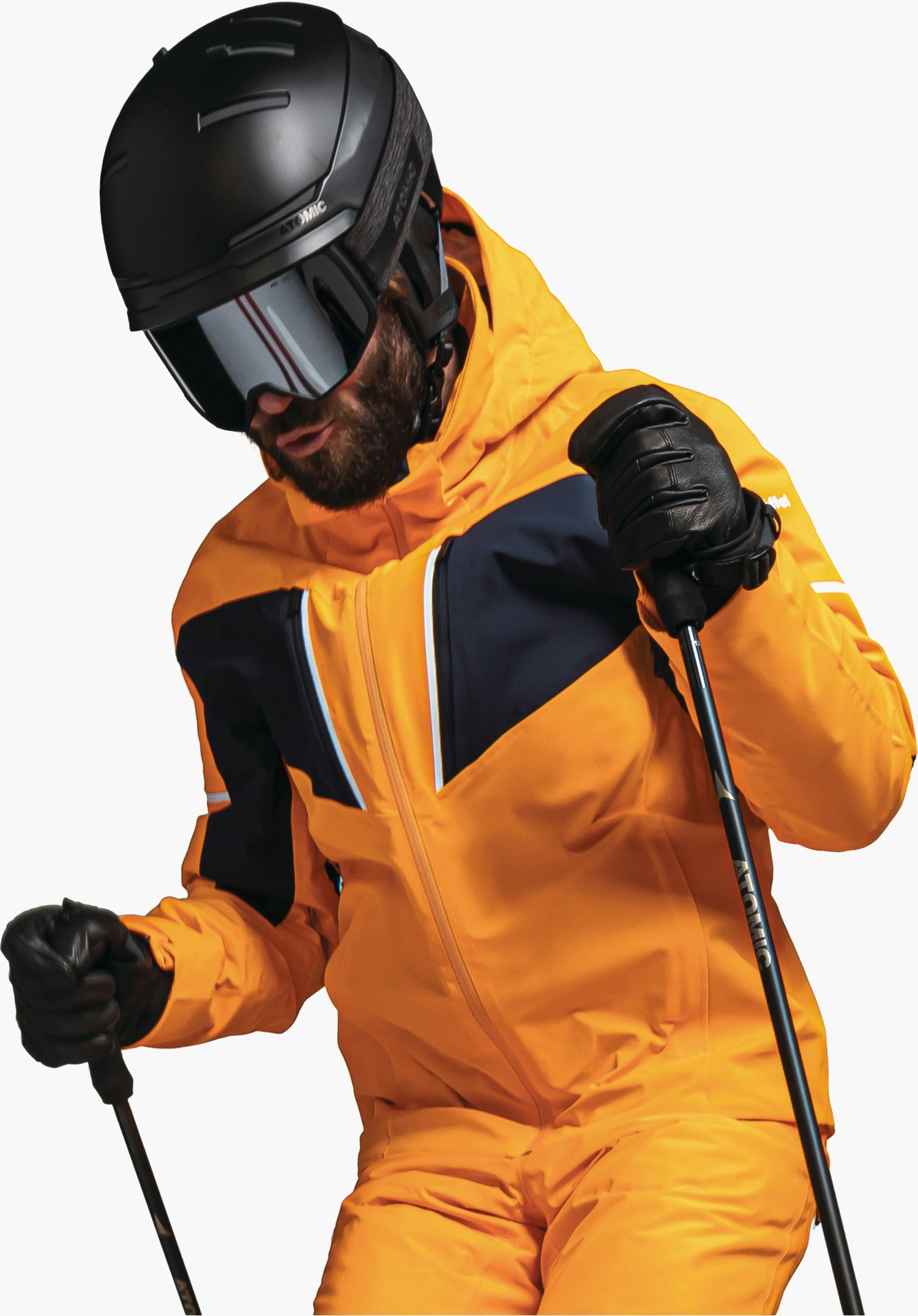 Ski Jumpsuit Orange Ski Outfit Montec Dune Ski Jacket Men Orange