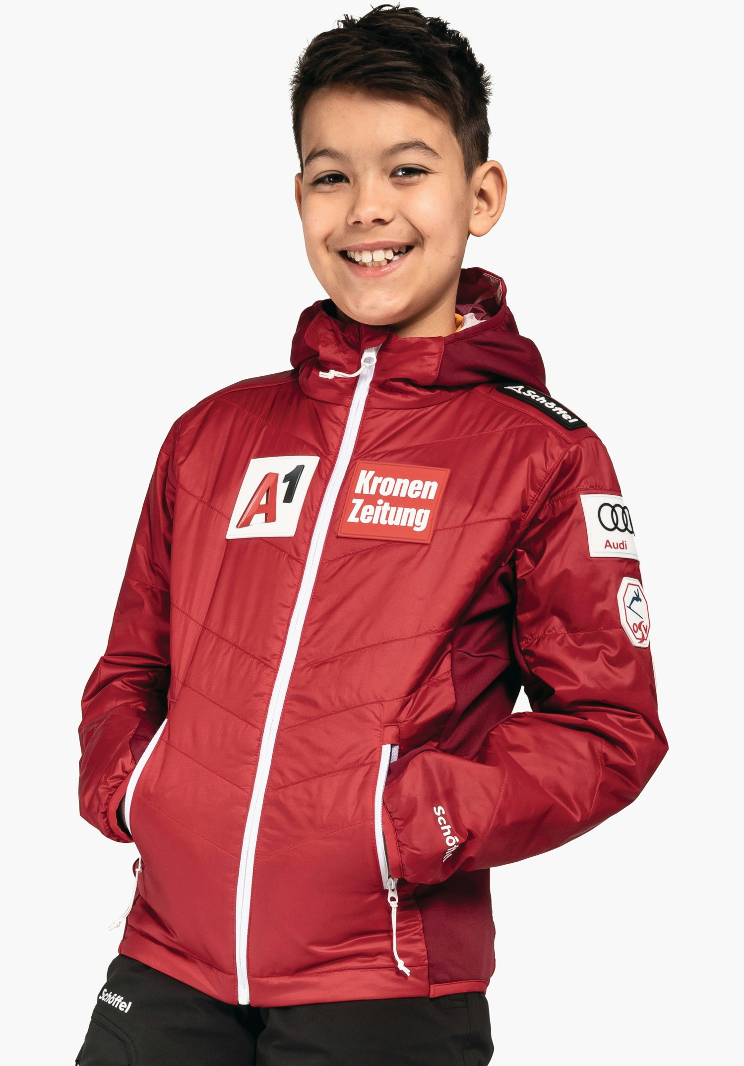 Hybrid Jacket Stams K RT rot Schöffel