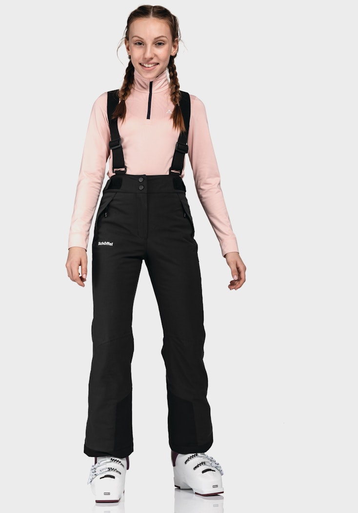Schöffel Warme Skihose mit elastischen Hosenträgern