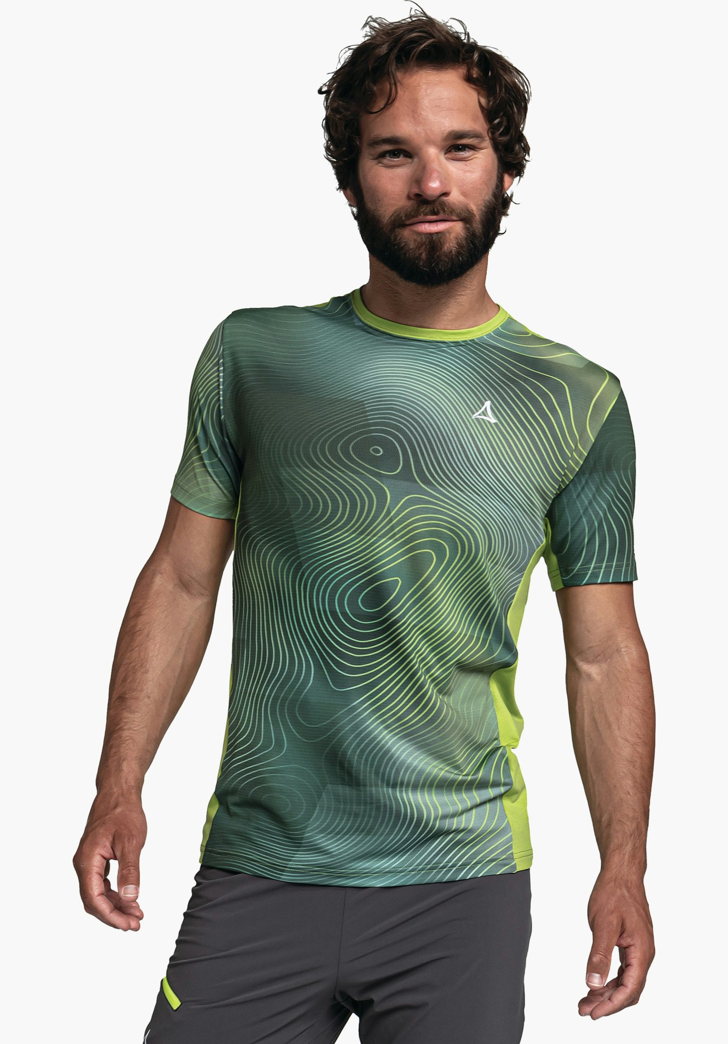 Schöffel T-Shirt mit atmungsaktivem Rückenteil