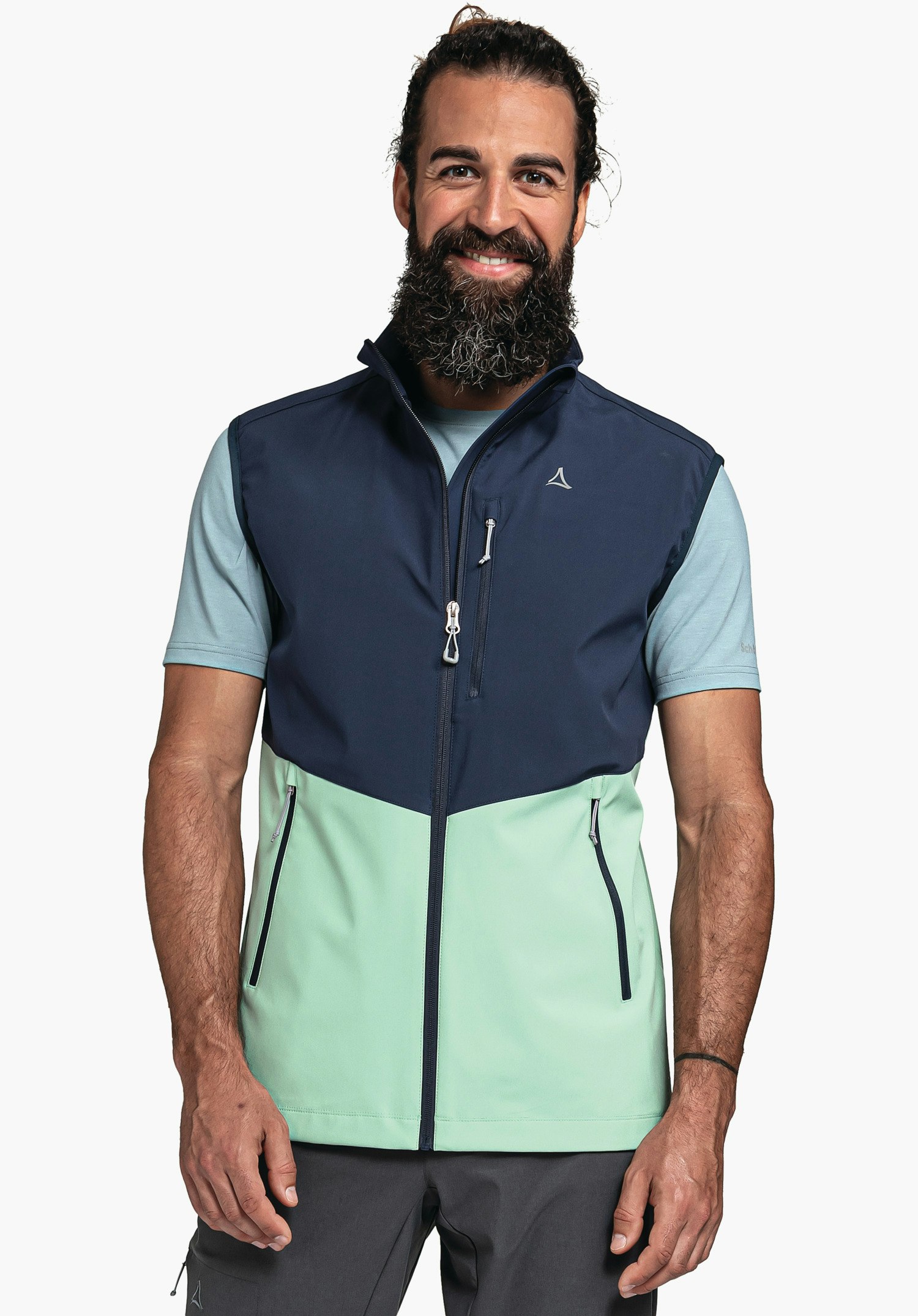 Schöffel Softshell Weste im puristischen Design