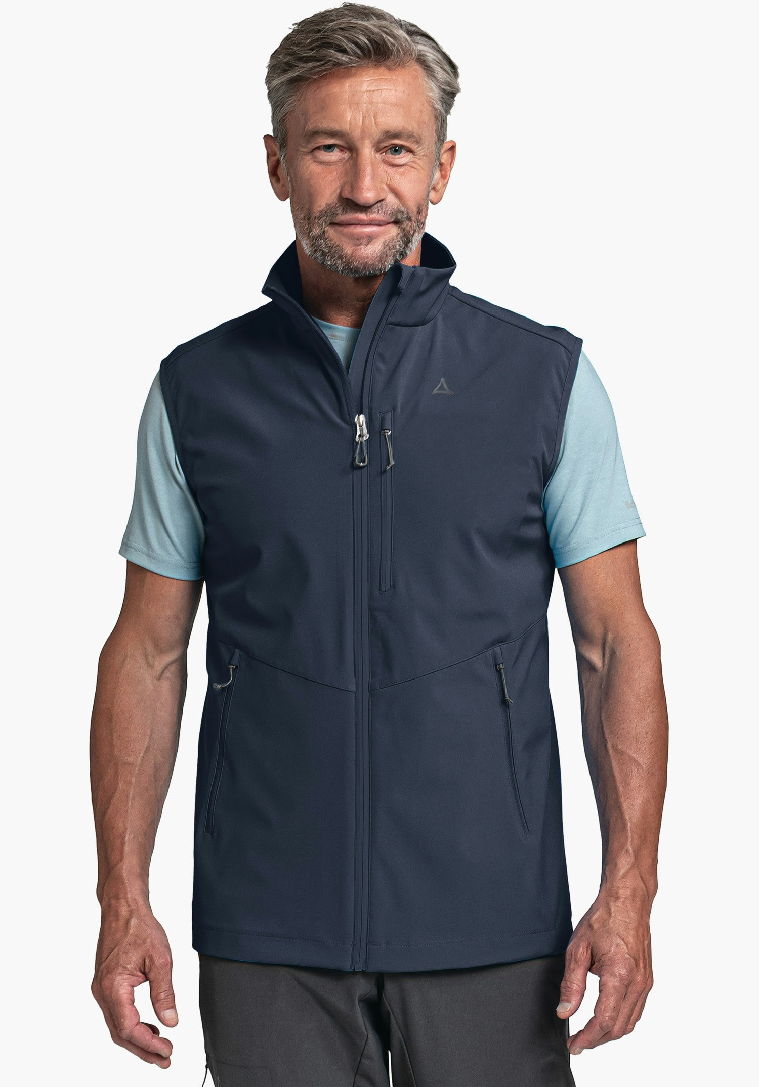 Schöffel Softshell Weste im puristischen Design