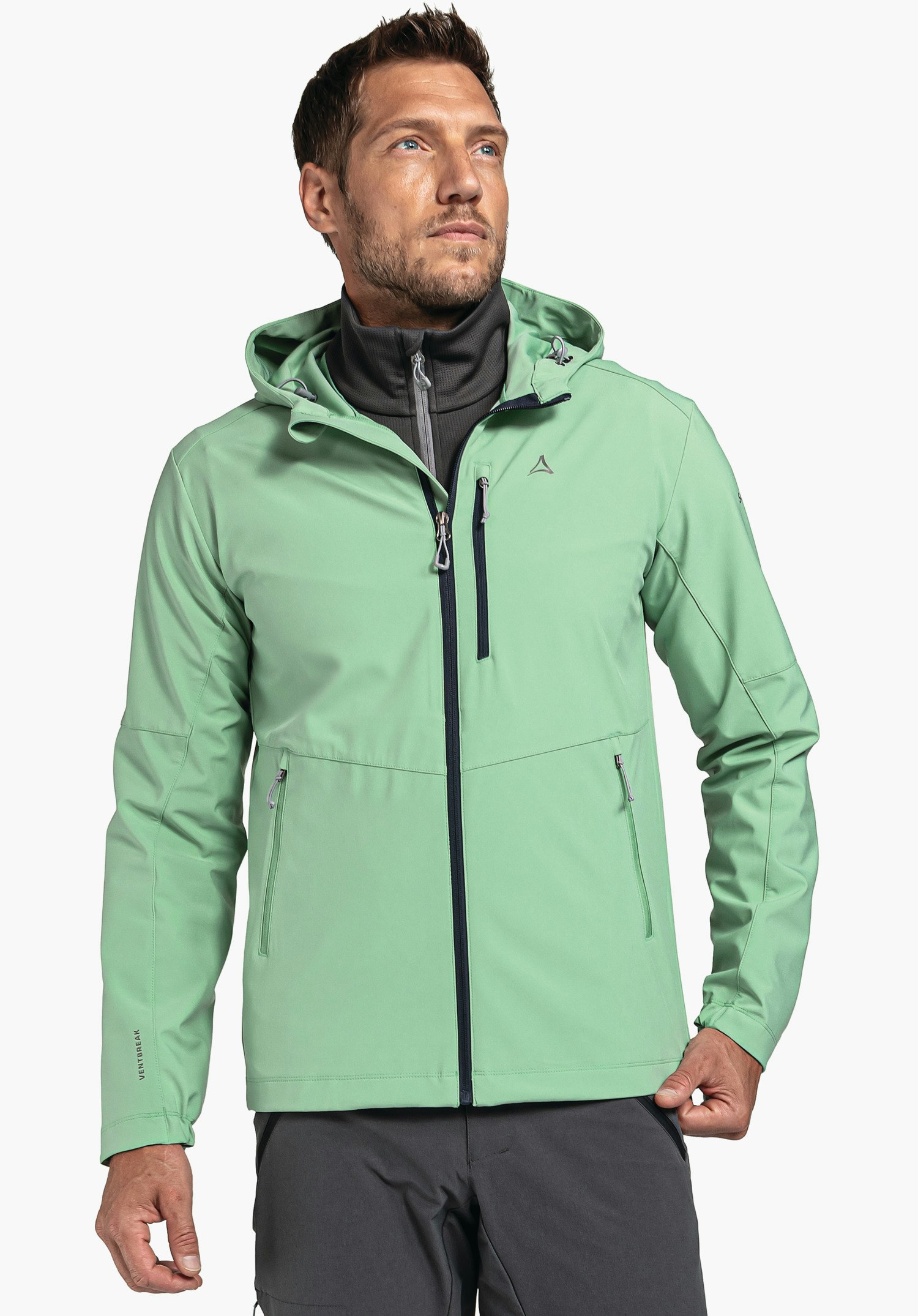 Schöffel Softshelljacke im puristischen Design