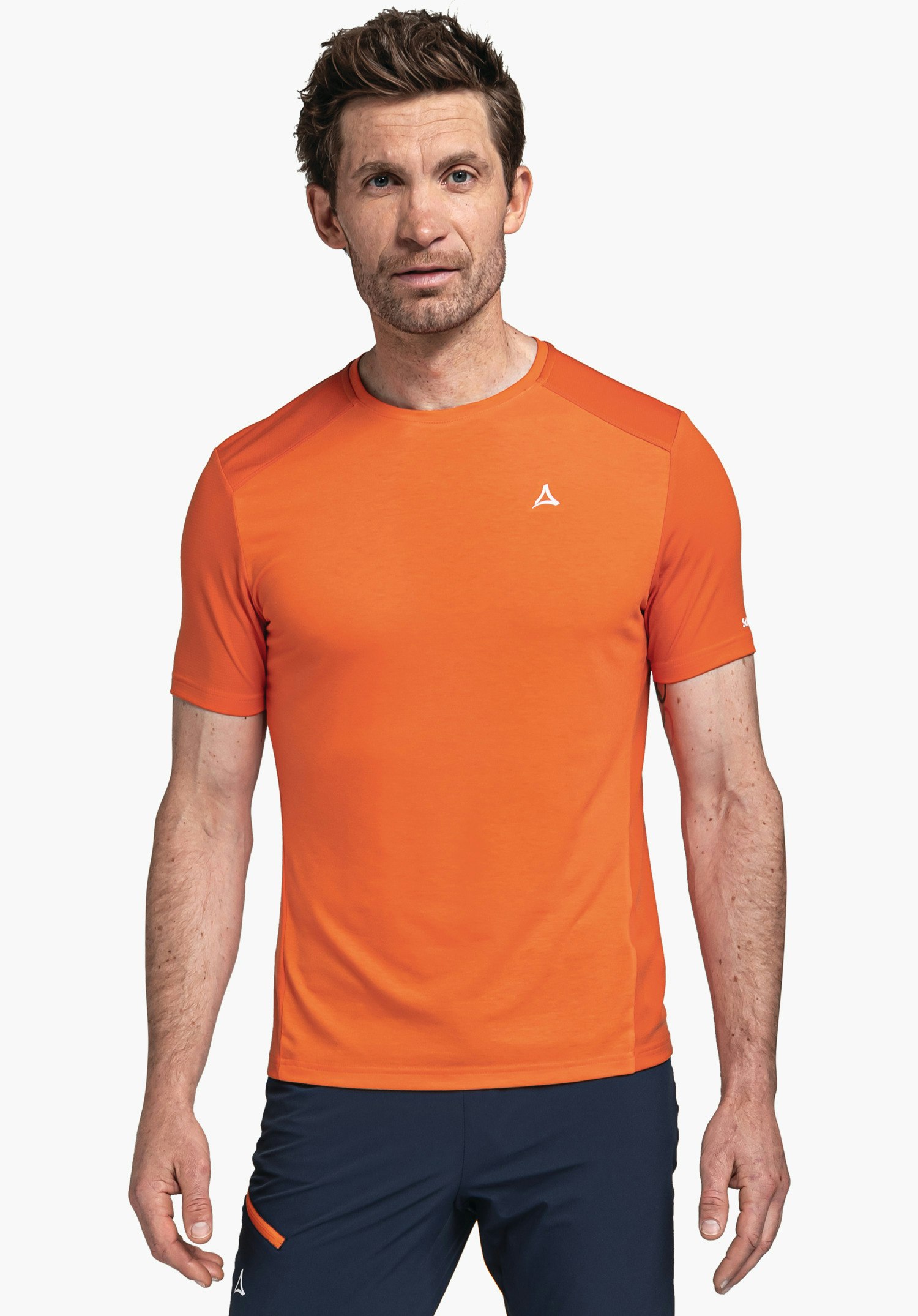Schöffel Hybrid-T-Shirt mit atmungsaktivem Rücken