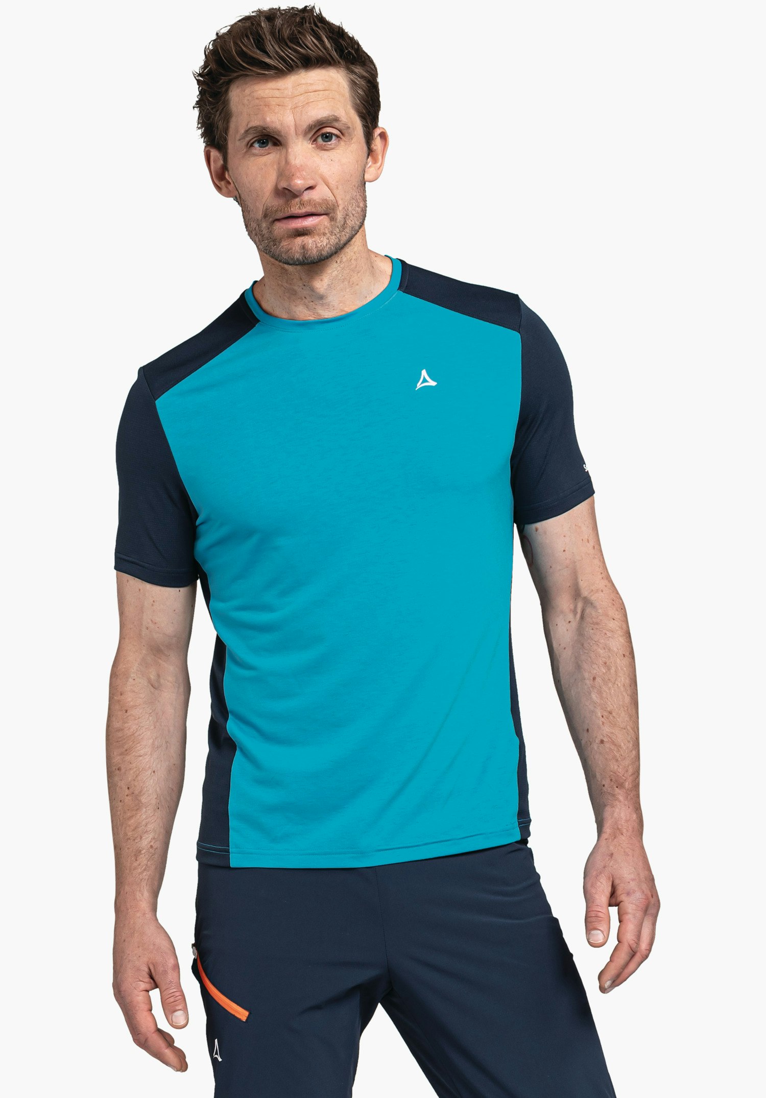 Schöffel Hybrid-T-Shirt mit atmungsaktivem Rücken