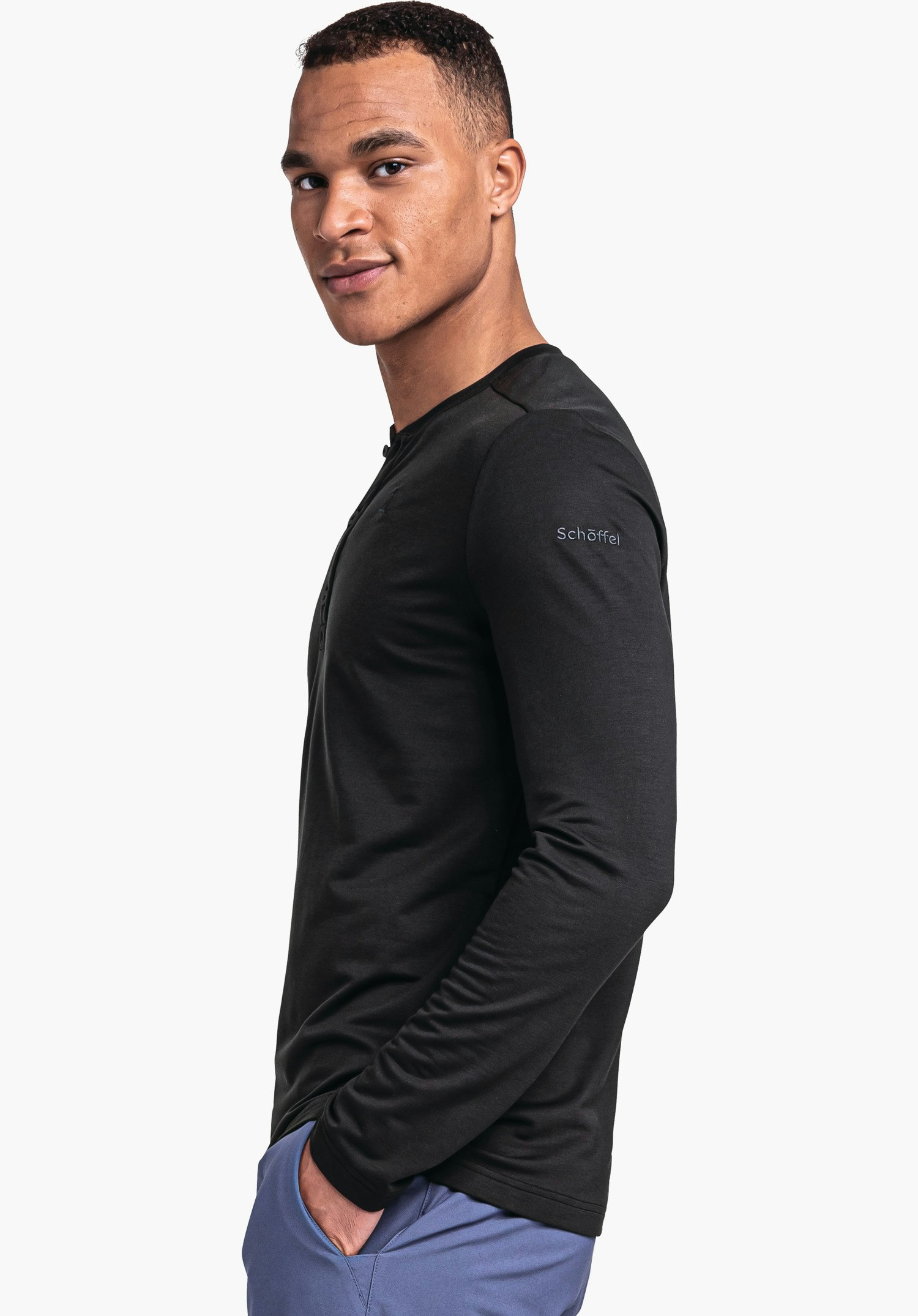 Longsleeve Breslau M schwarz | Schöffel 
