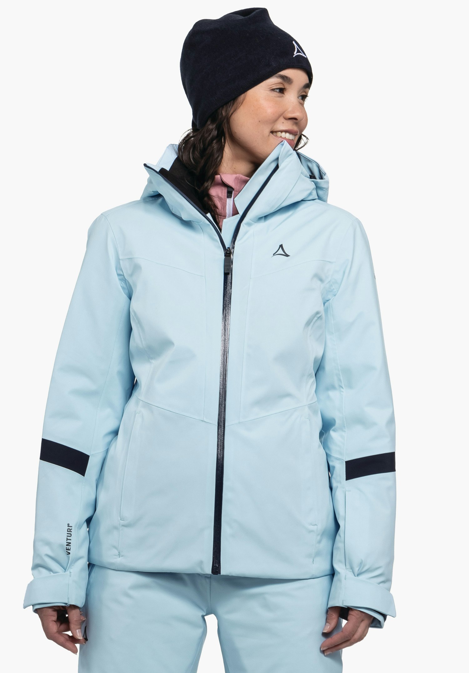Schöffel Skijacke Damen WeiÃƒÂŸ Blau Ski Jacket Kanzelwand L