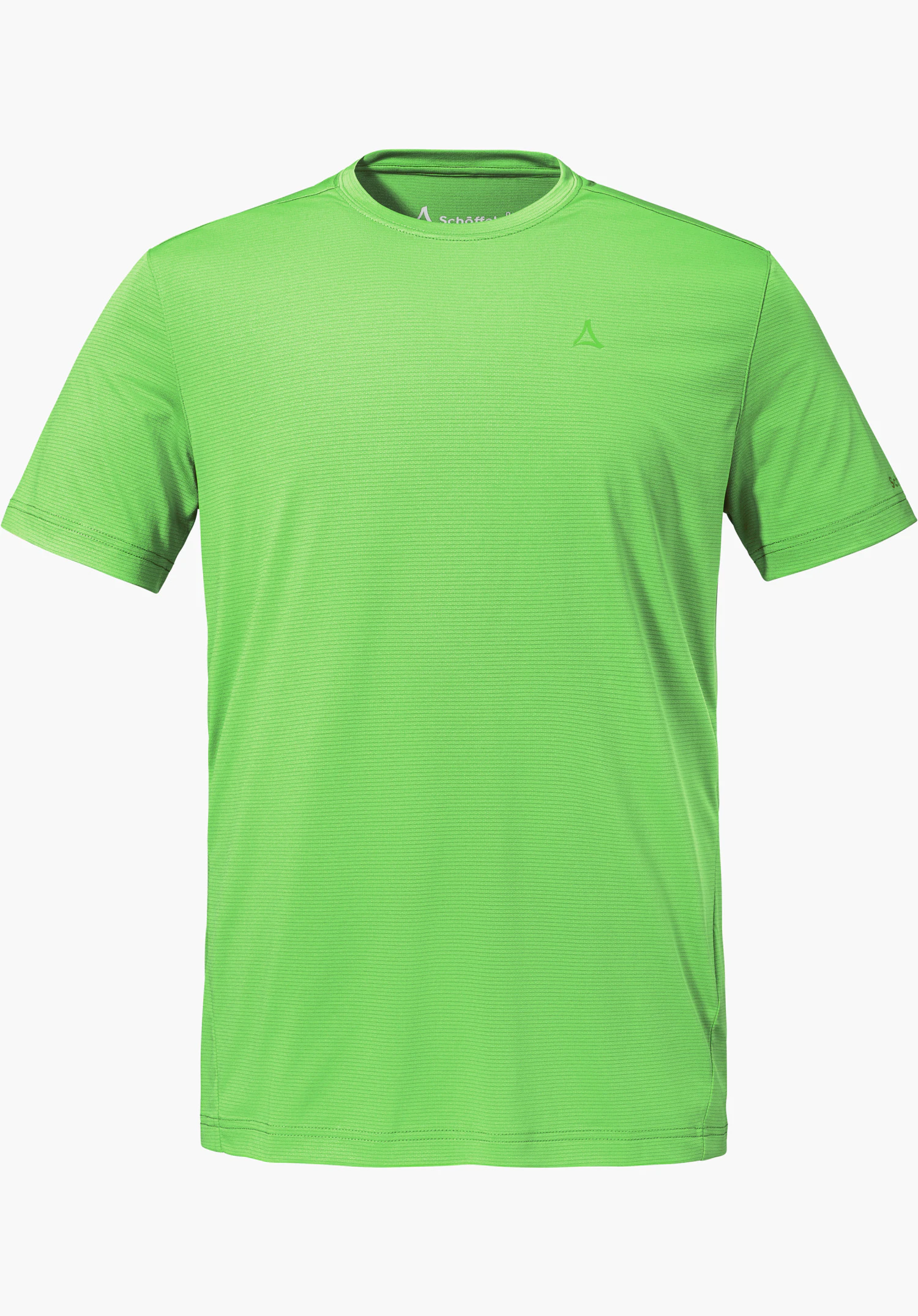 CIRC T Shirt Tauron M in green featuring the Schöffel logo on the left chest, isolated on a white background.
