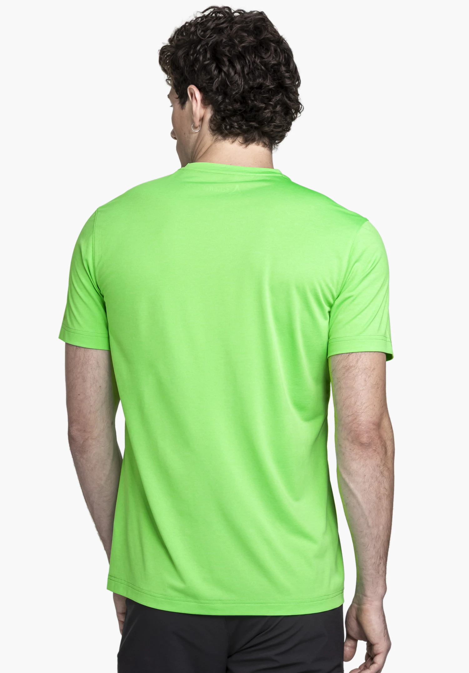 CIRC T Shirt Tauron M in green. The model is shown from the back, standing against a neutral background.