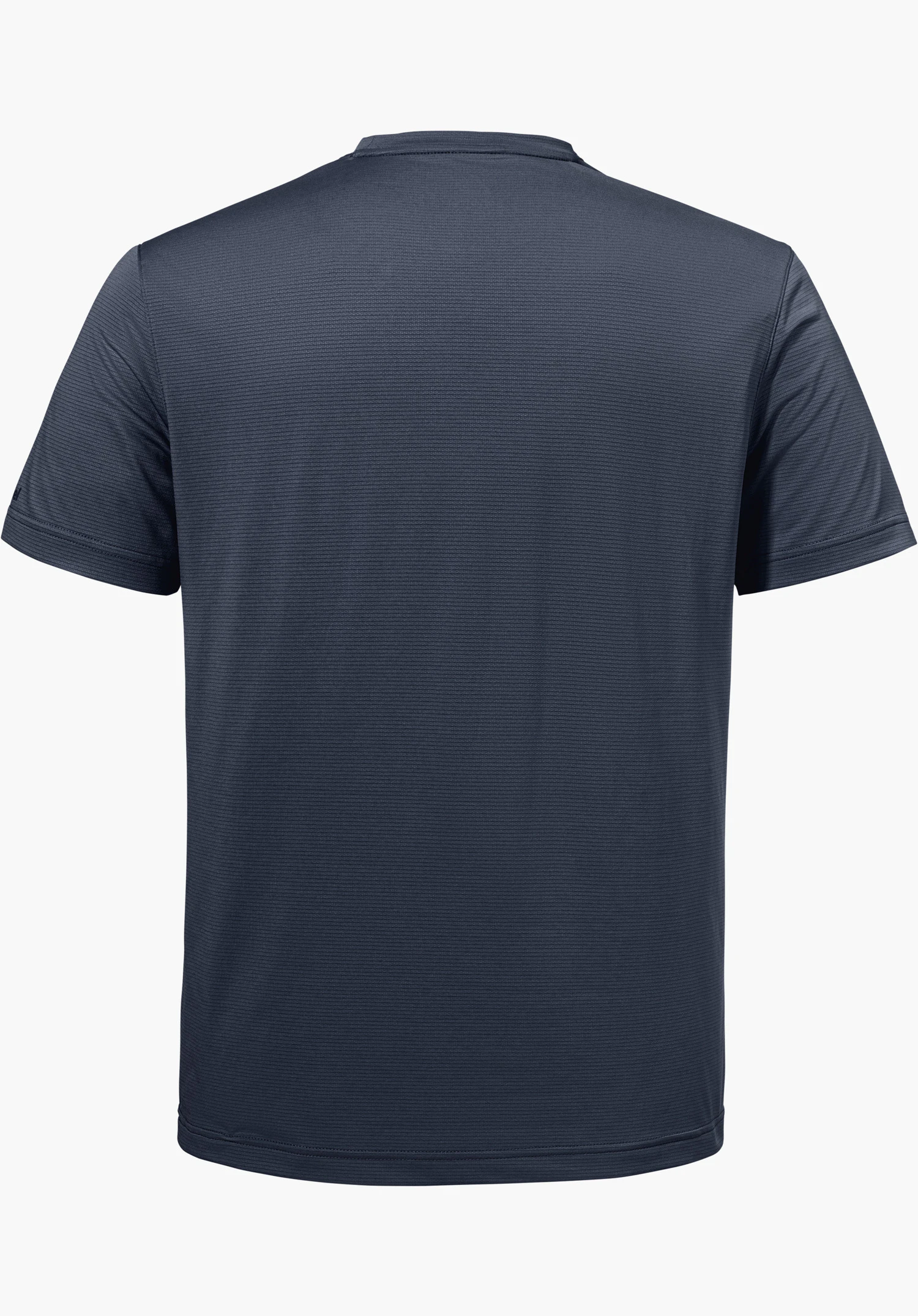CIRC T Shirt Sulten M in Blau, Rückansicht des kurzärmligen Oberteils, freigestellt vor weißem Hintergrund.