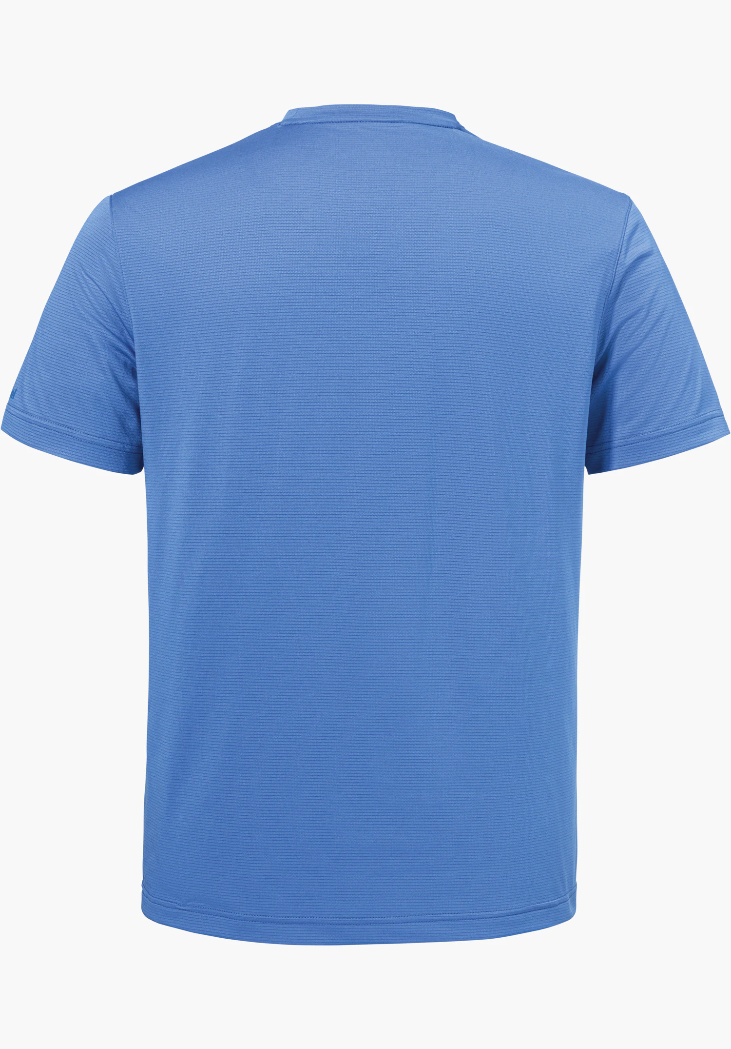 CIRC T Shirt Sulten M in Blau, Rückansicht des kurzärmligen Oberteils, freigestellt vor weißem Hintergrund.