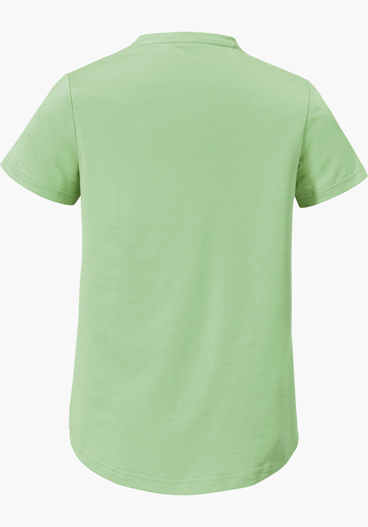 T Shirt Haberspitz L, back view of the green t-shirt, isolated against a white background.