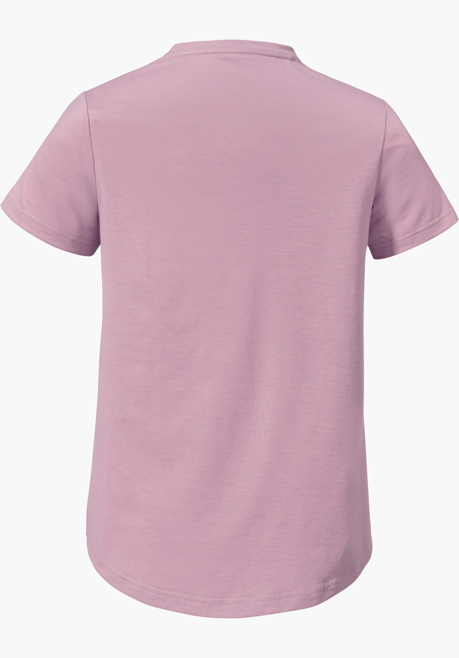 T Shirt Haberspitz L en rose, présenté de dos avec des manches courtes, détouré sur fond blanc.