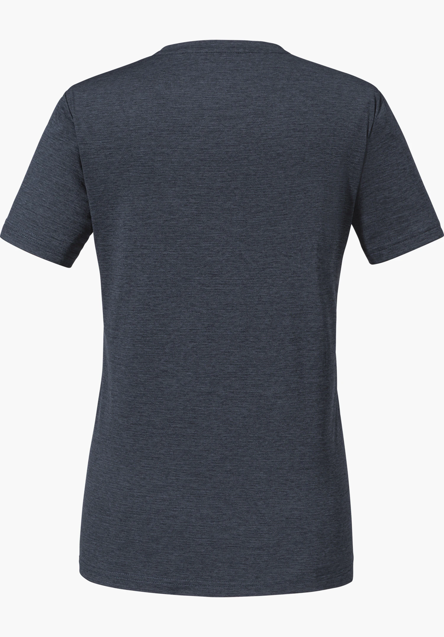 CIRC T Shirt Tauron L dark blue short-sleeved T-shirt, back view visible; straight fit, fine fabric texture, against a solid white background.