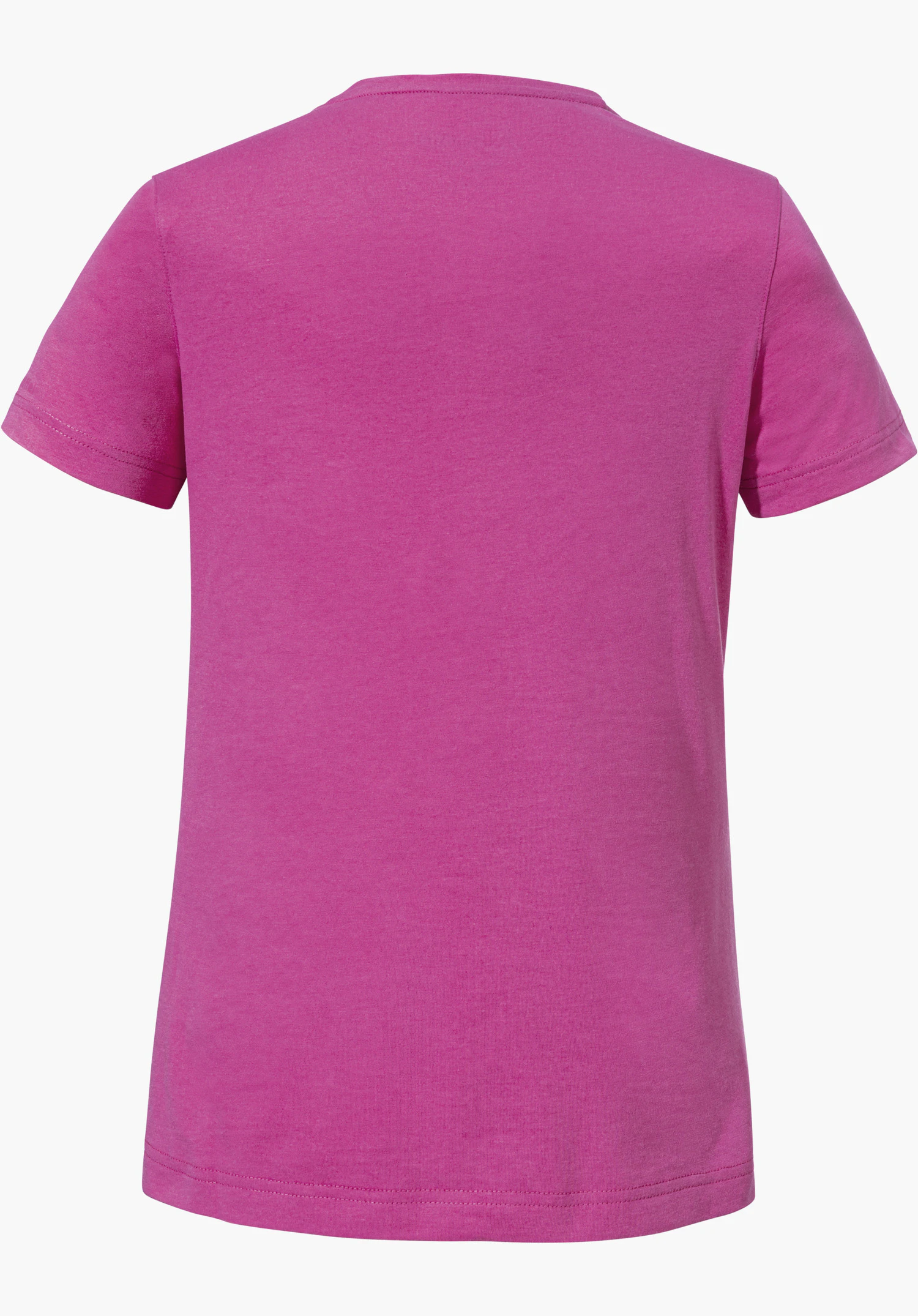 T Shirt Hohberg L in pink shows the back, isolated on a white background.