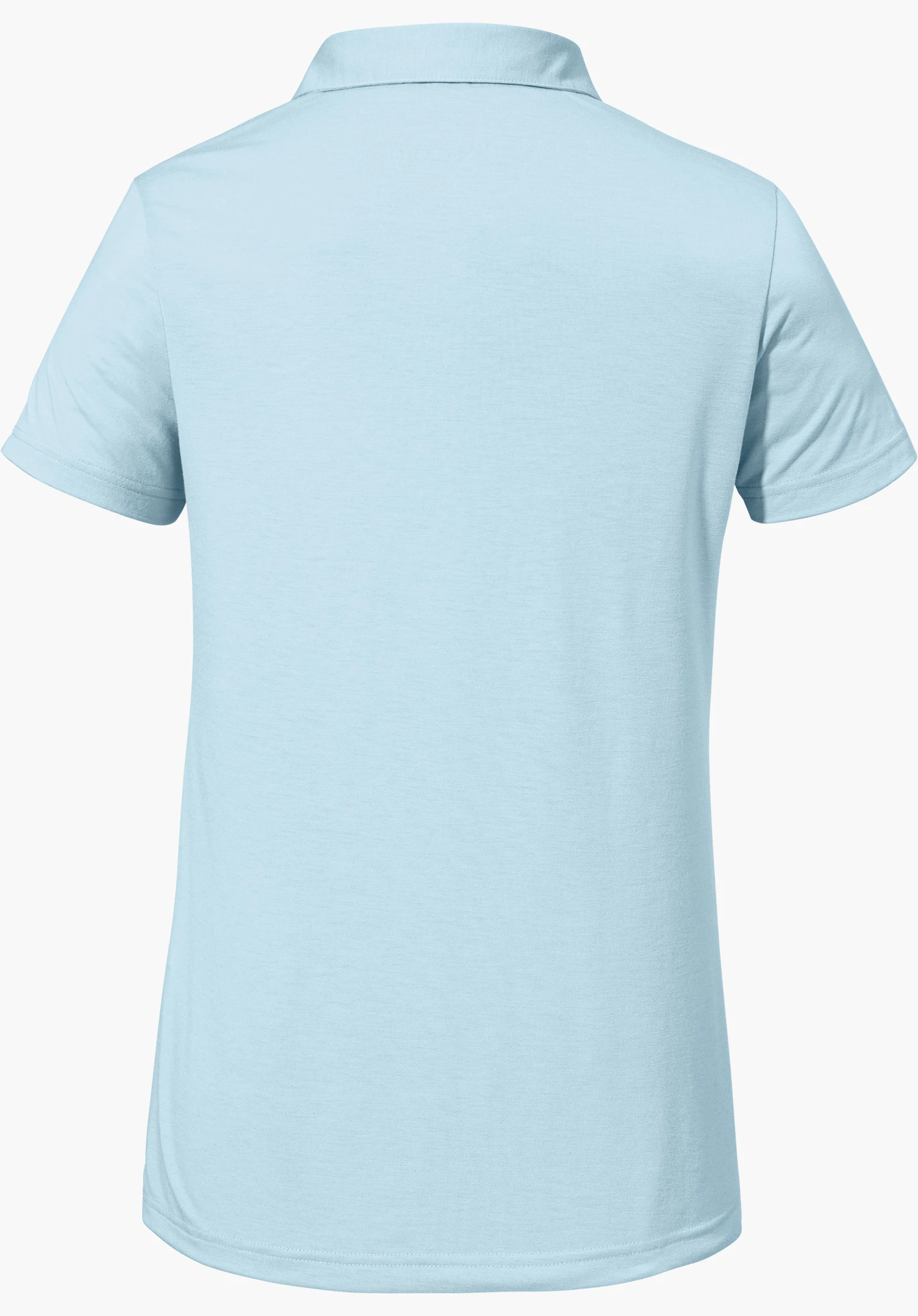 Polo Shirt Ramseck L en bleu, vu de dos, détouré sur fond blanc.