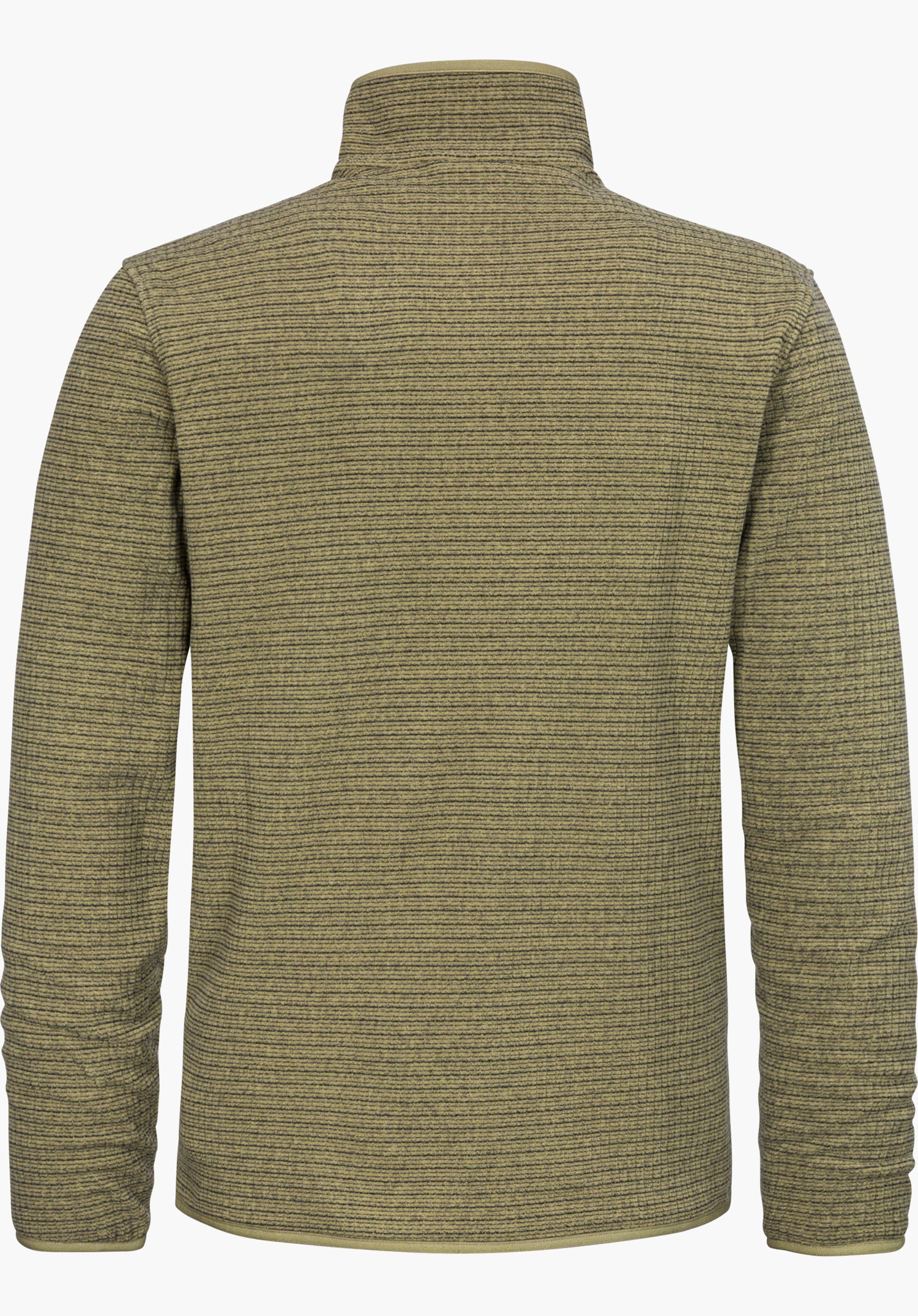 CIRC Fleece Jk Style Terxa MNS in green, shown from the back with a stand-up collar and isolated on a white background.