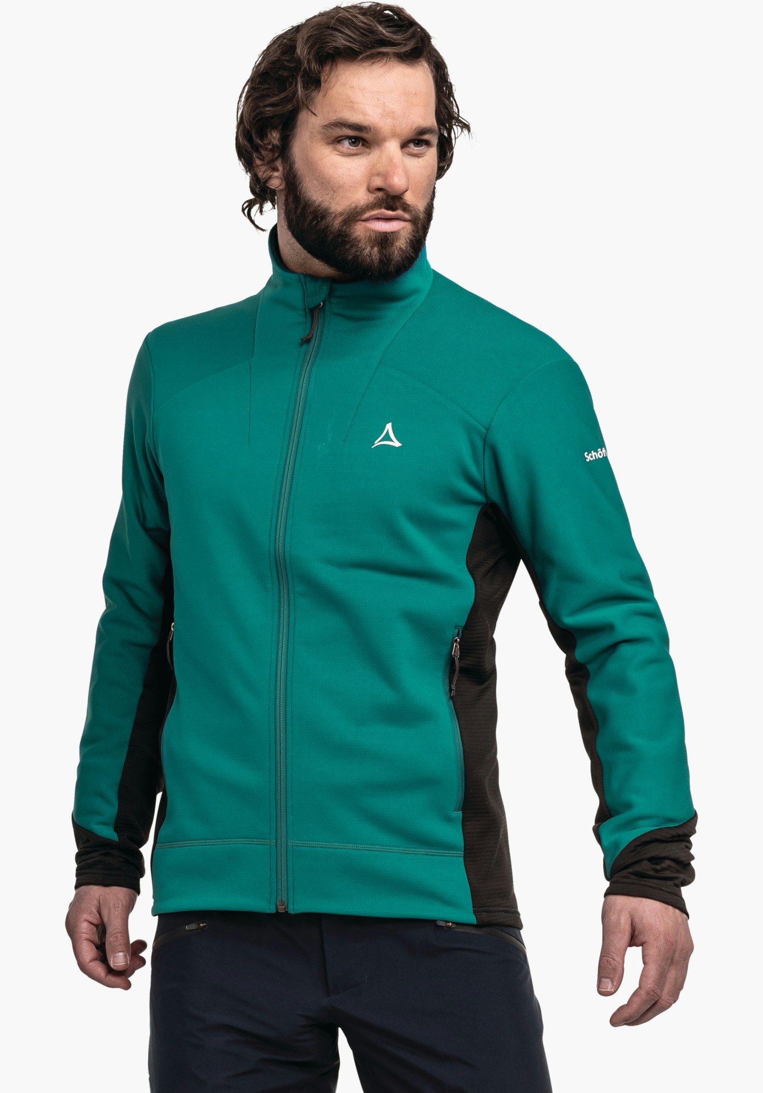 Schöffel Warme Fleece Jacke mit High-Reach Ärmel