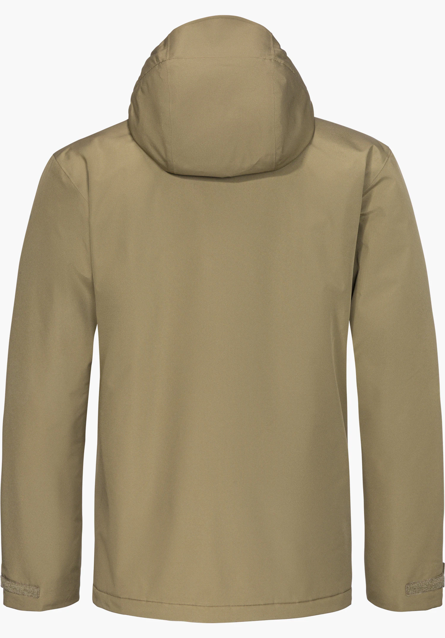 Ins Jacket Style Wildkar MNS in green, shown from the back and isolated on a white background.