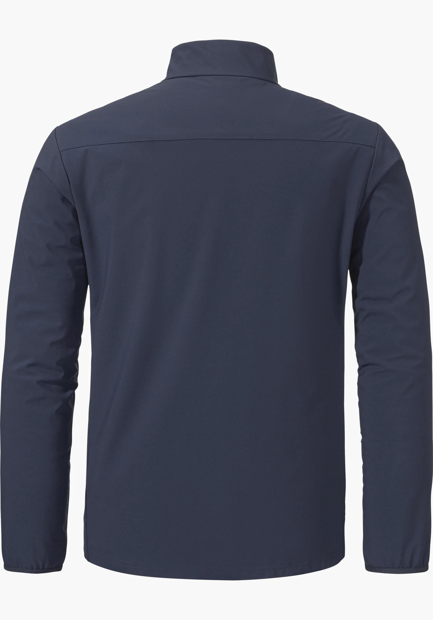 Softshell Jk Style Mirusha MNS in blue presents the back view with a clean cut, isolated against a white background.