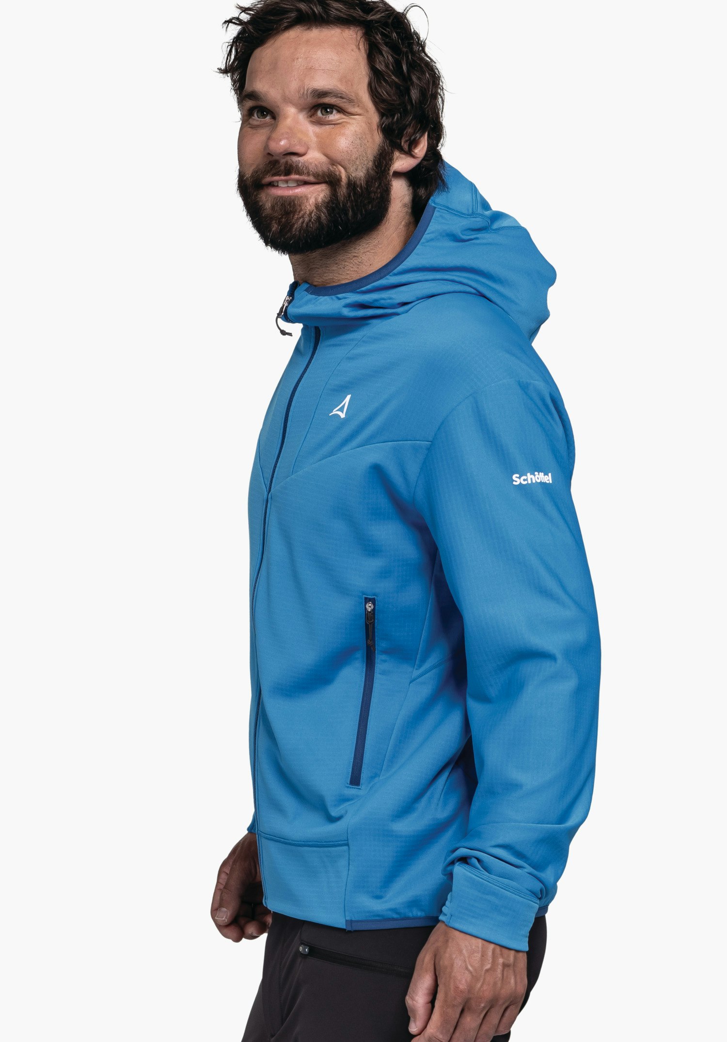 Mountain Fleece Hoody Style Blaueis MNS