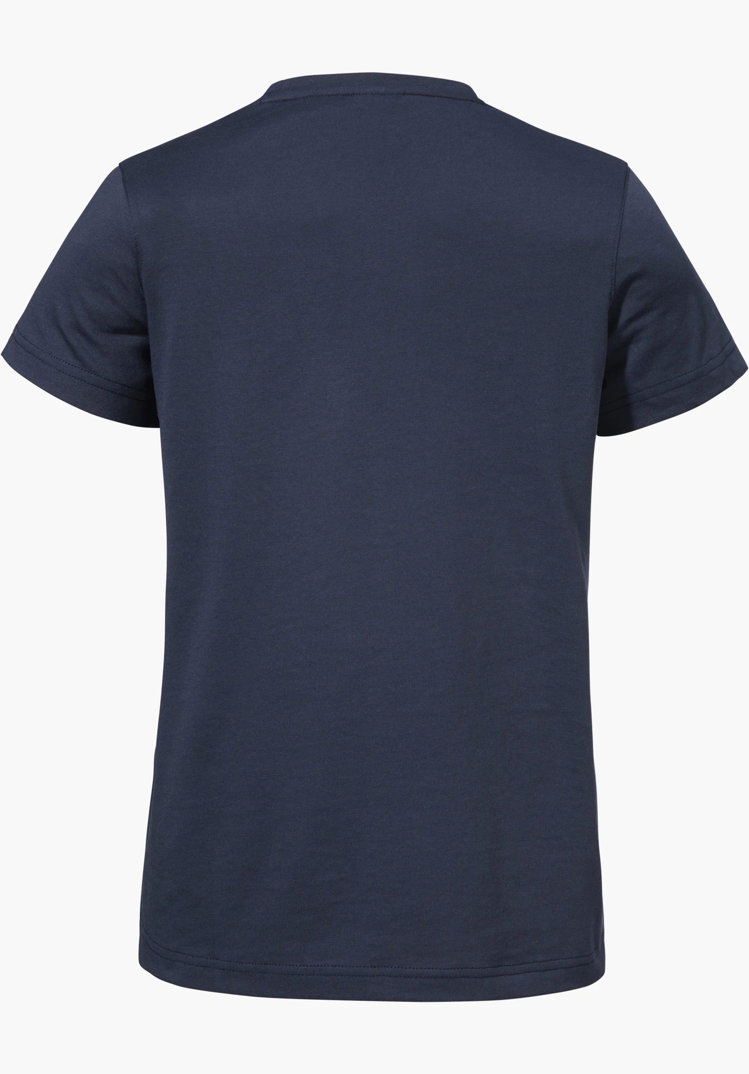 T Shirt Style Collada WMS in Blau, hier in der Rückansicht gezeigt, freigestellt vor weißem Hintergrund.