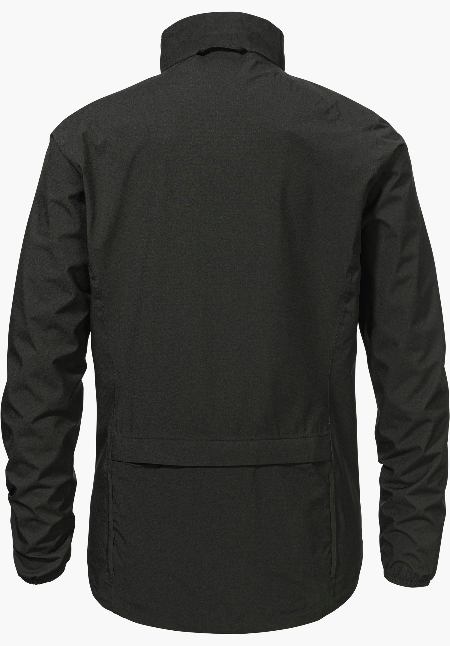 Jacket Style Lurbek WMS in Schwarz, Rückansicht, freigestellt vor weißem Hintergrund.