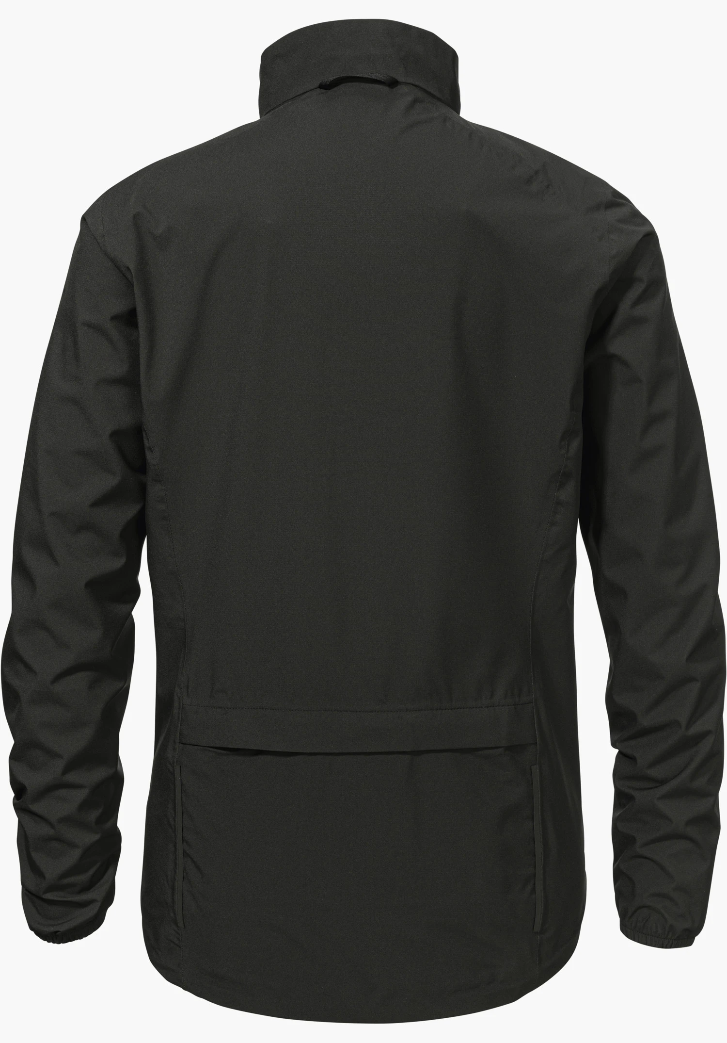 Jacket Style Lurbek WMS en noir, vue de dos, isolée sur fond blanc.