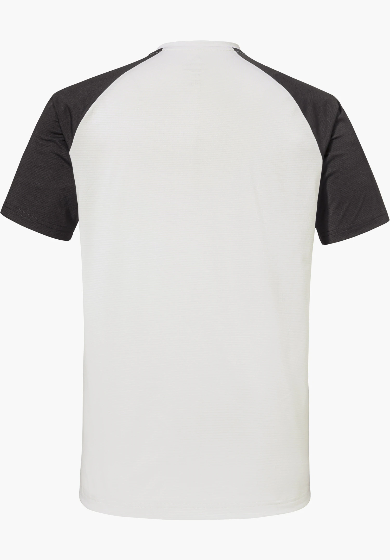 CIRC Shirt Style Wetluga MNS in the colour nature with dark raglan sleeves in a back view, isolated against a white background.