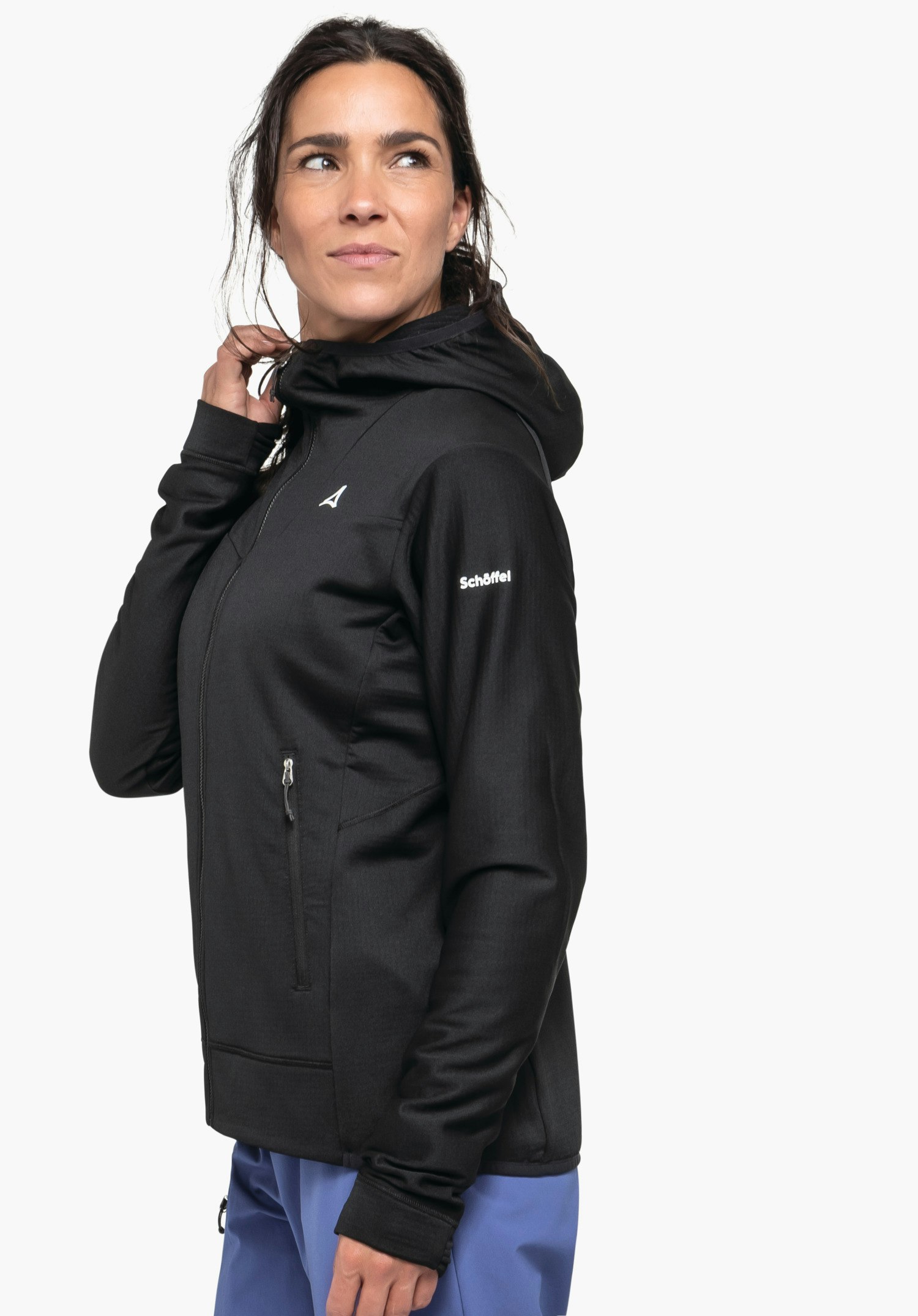 Mountain Fleece Hoody Style Blaueis WMS