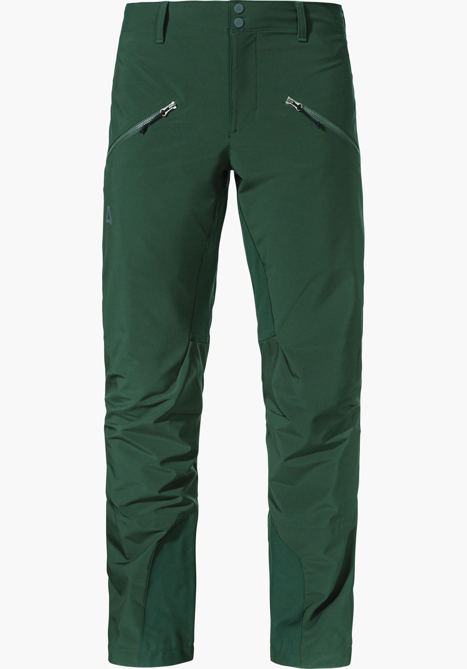 3in1 Jacket Style Okere MNS Donkerblauwe multifunctionele wandeljas met capuchon en verborgen ritssluiting, Schöffel-logo op de borst, opschrift “VENTURI” op de linker mouw; frontaal tegen witte achtergrond.