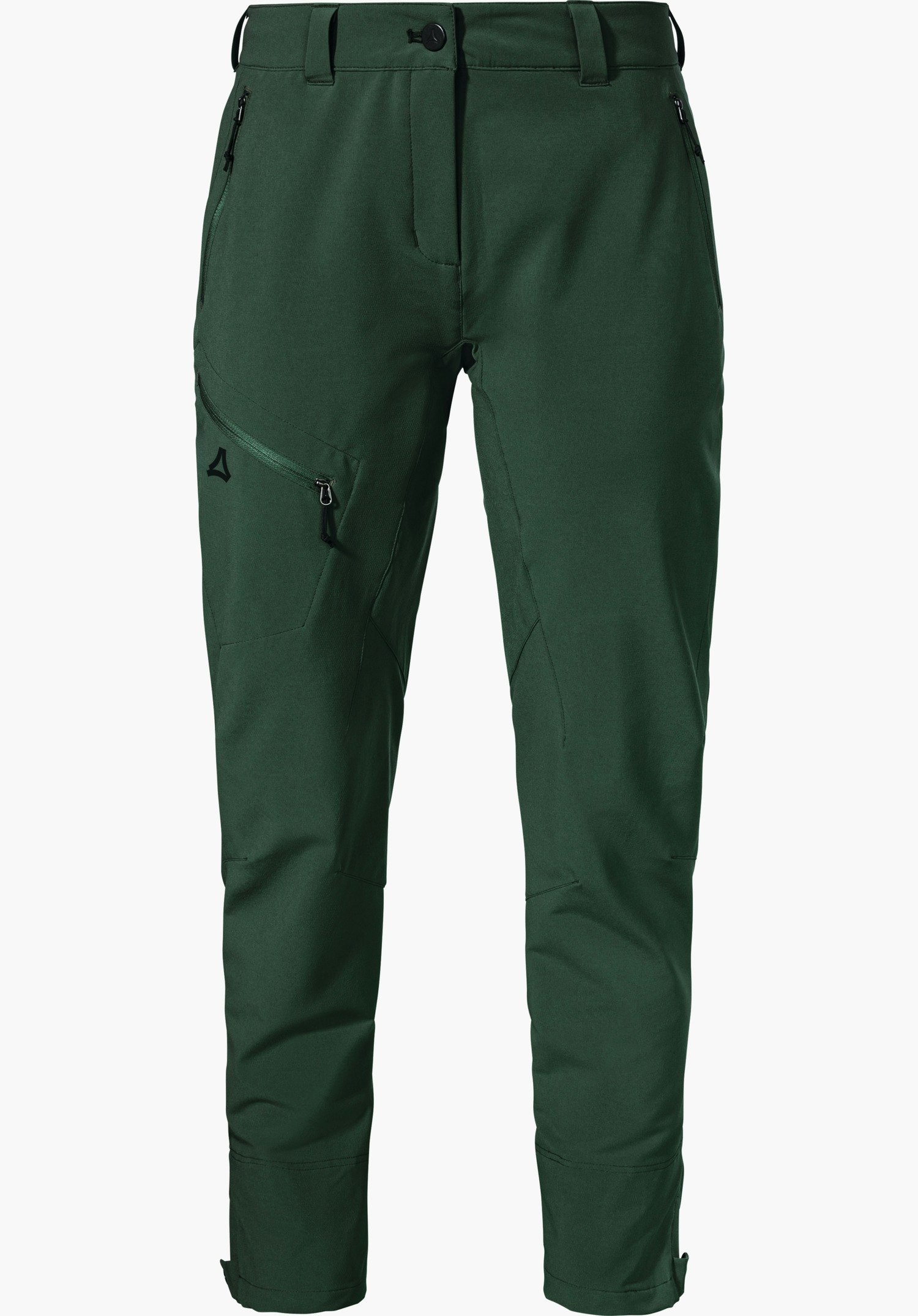 Longsleeve Style Cascata MNS Rood langarm shirt met halve ritssluiting; Schöffel-logo op de linker borst; opstaande kraag; witte achtergrond.