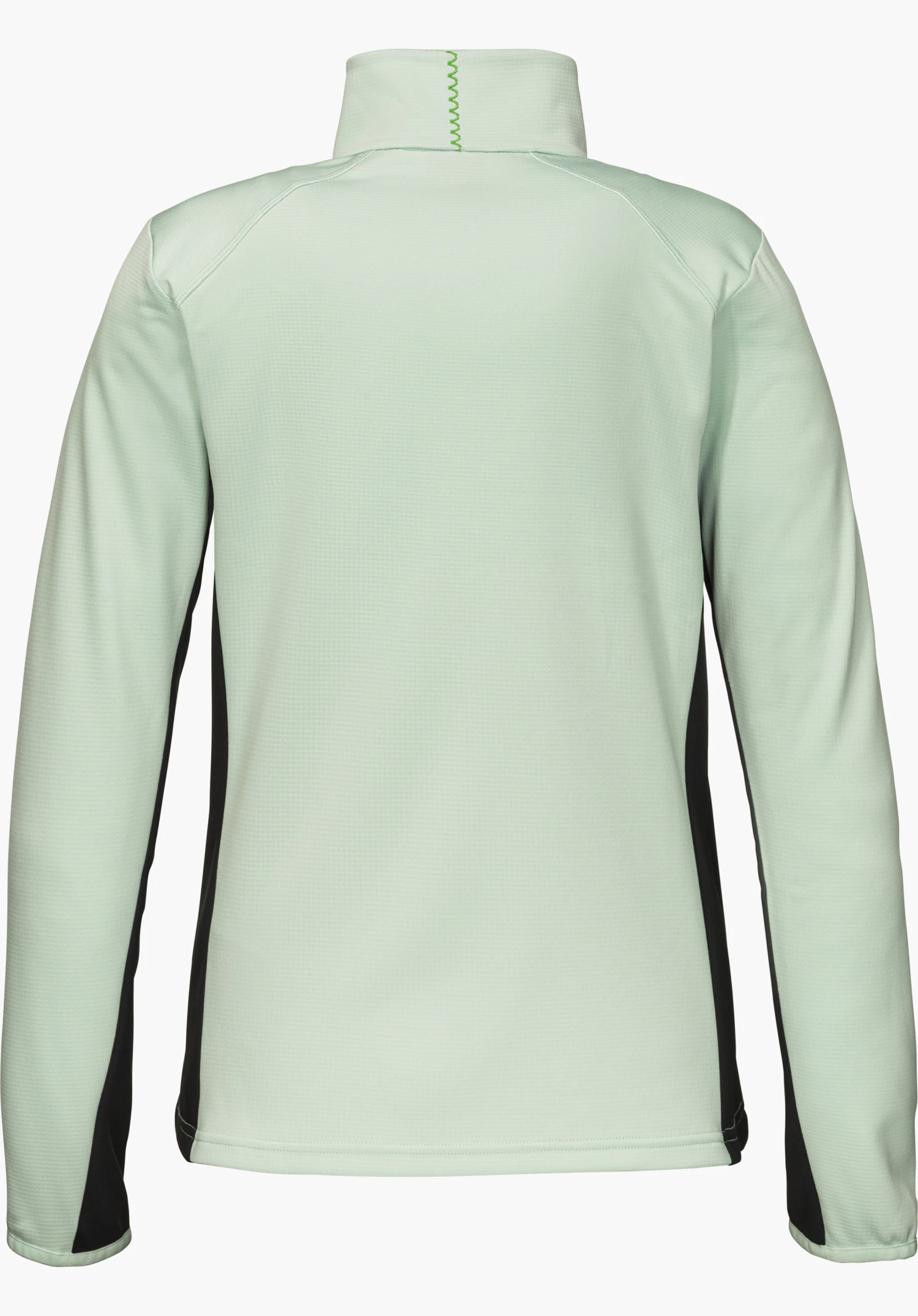 Fleece Jk Style Milagle WMS, veste polaire verte, vue de dos, détourée sur fond blanc.