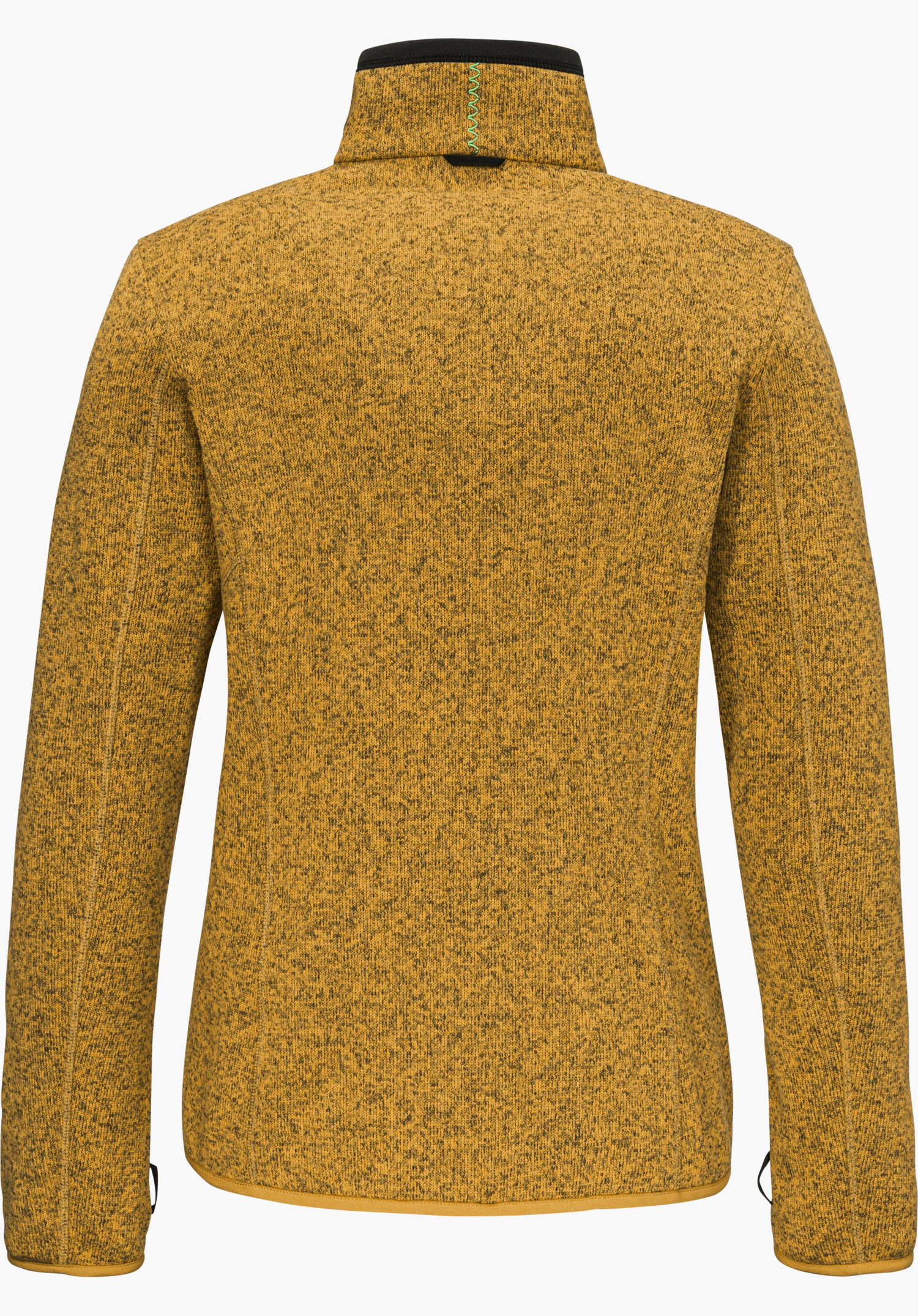 CIRC Fleece Jk Style Yew WMS in green, shown from the back and isolated on a white background.