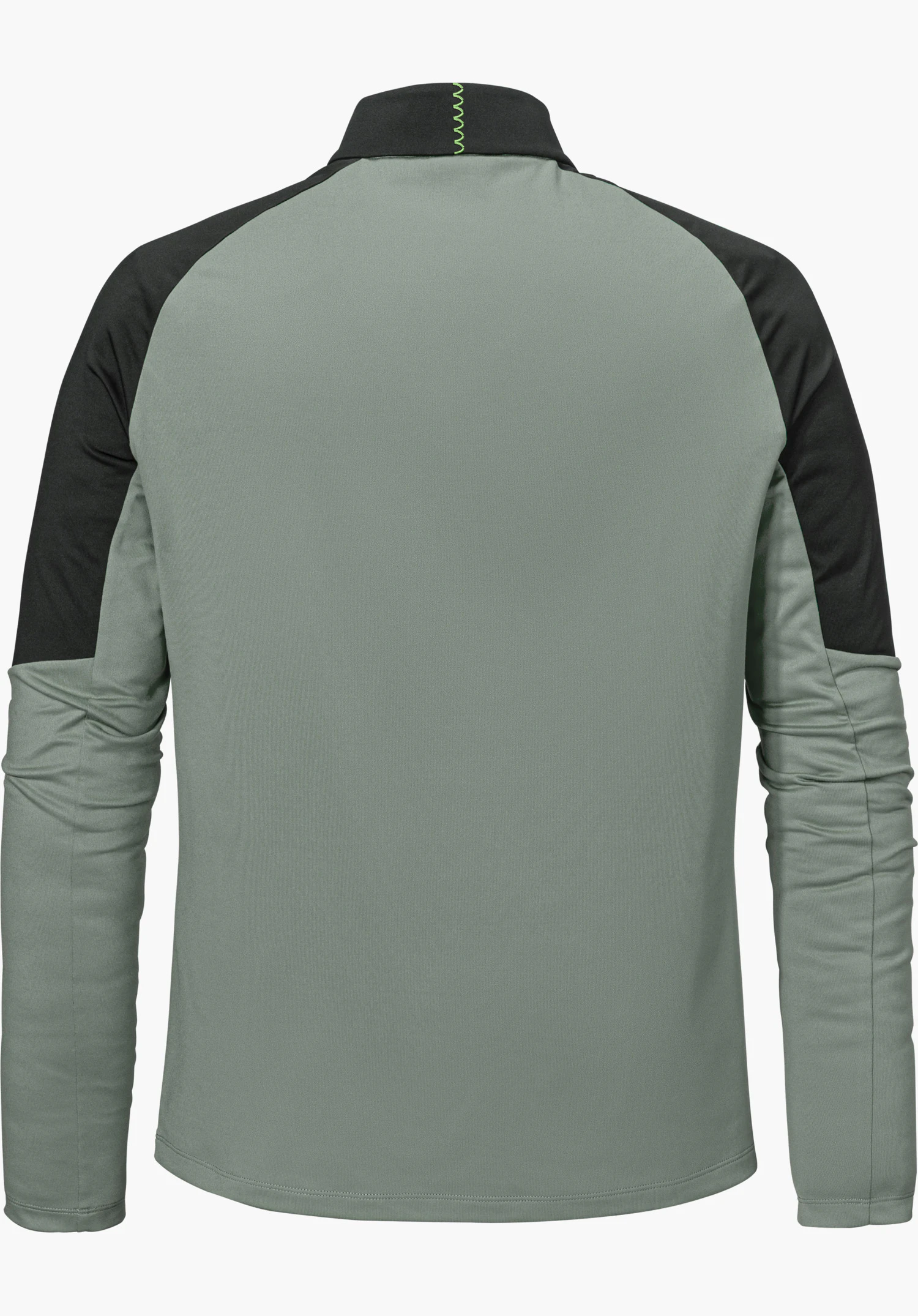 Longsleeve Style Safoon MNS in grey, shown from the back with long sleeves and isolated on a white background.