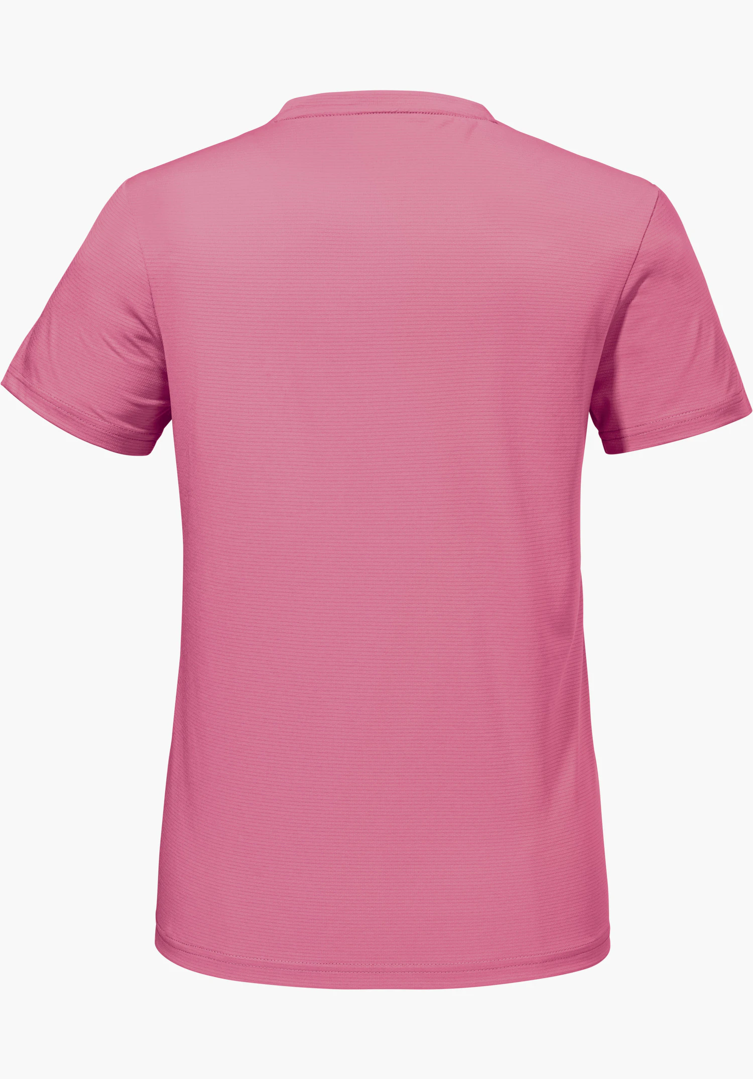 T Shirt Style Chipoma WMN in Pink, in der Rückansicht, freigestellt vor weißem Hintergrund.