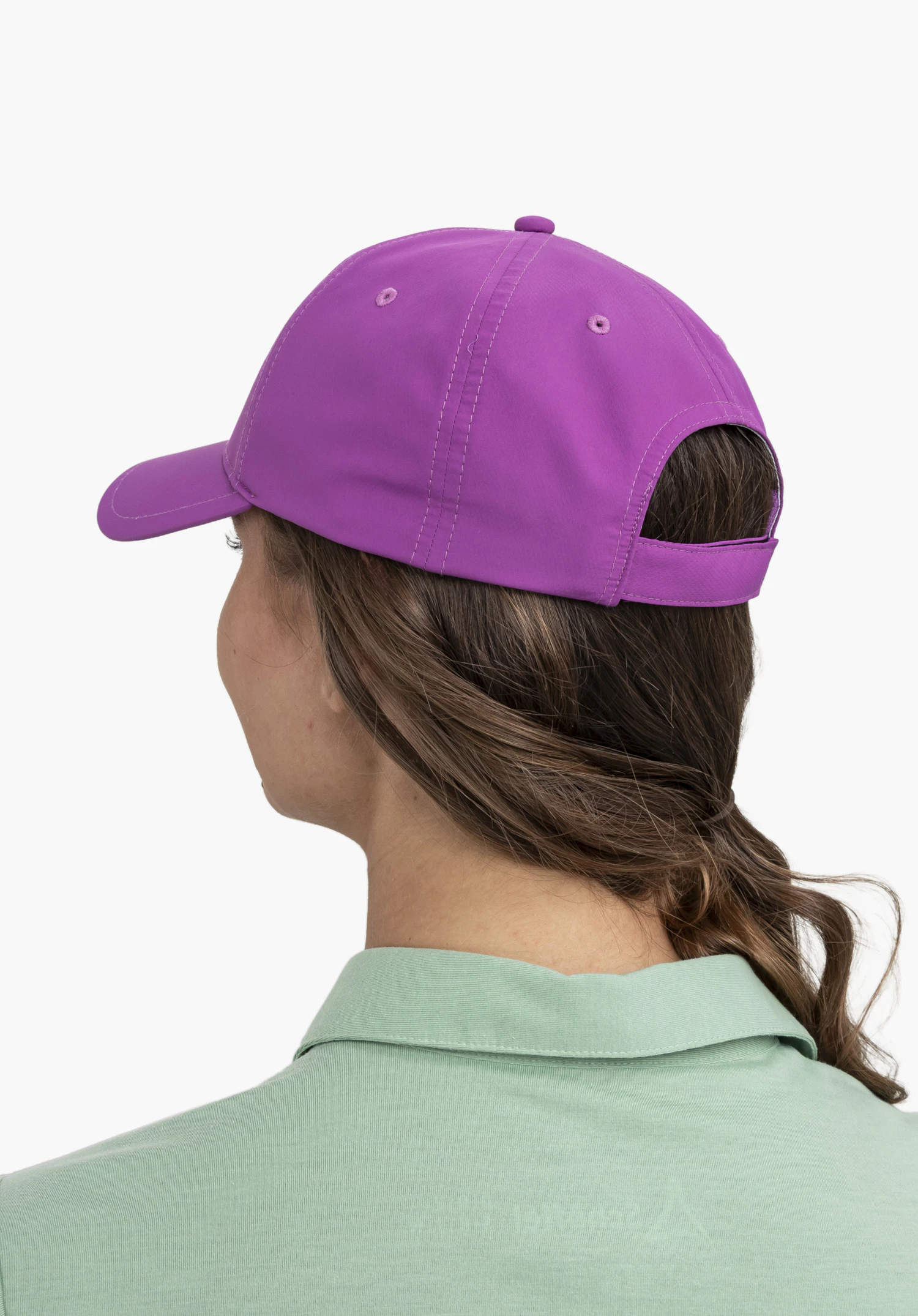 Cap Style Dooser UNI in pink, shown on a model from a rear view against a neutral background.