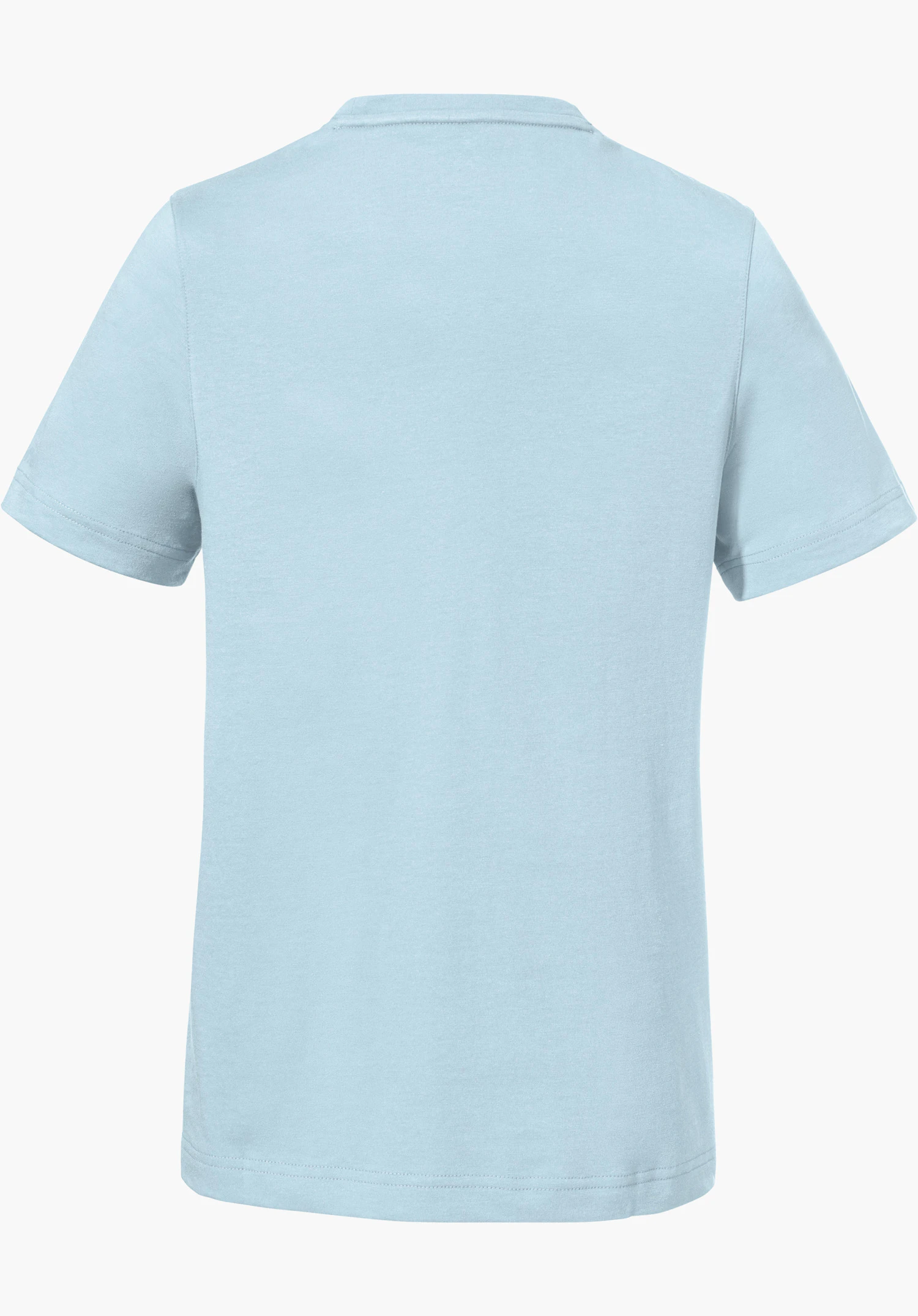 T Shirt Style Elmori WMN en bleu, montré de dos, détouré sur fond blanc.