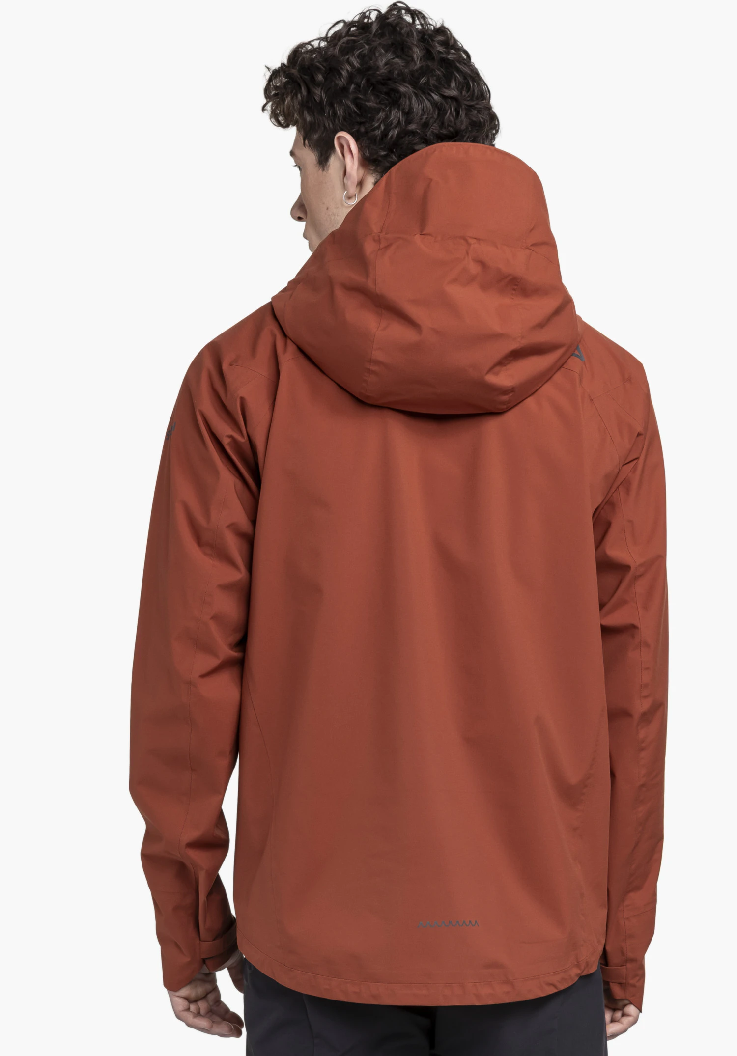2.5L Jacket Style Tajiva MEN in red shown in a back view against a neutral background with the Schöffel logo visible on the shoulder.