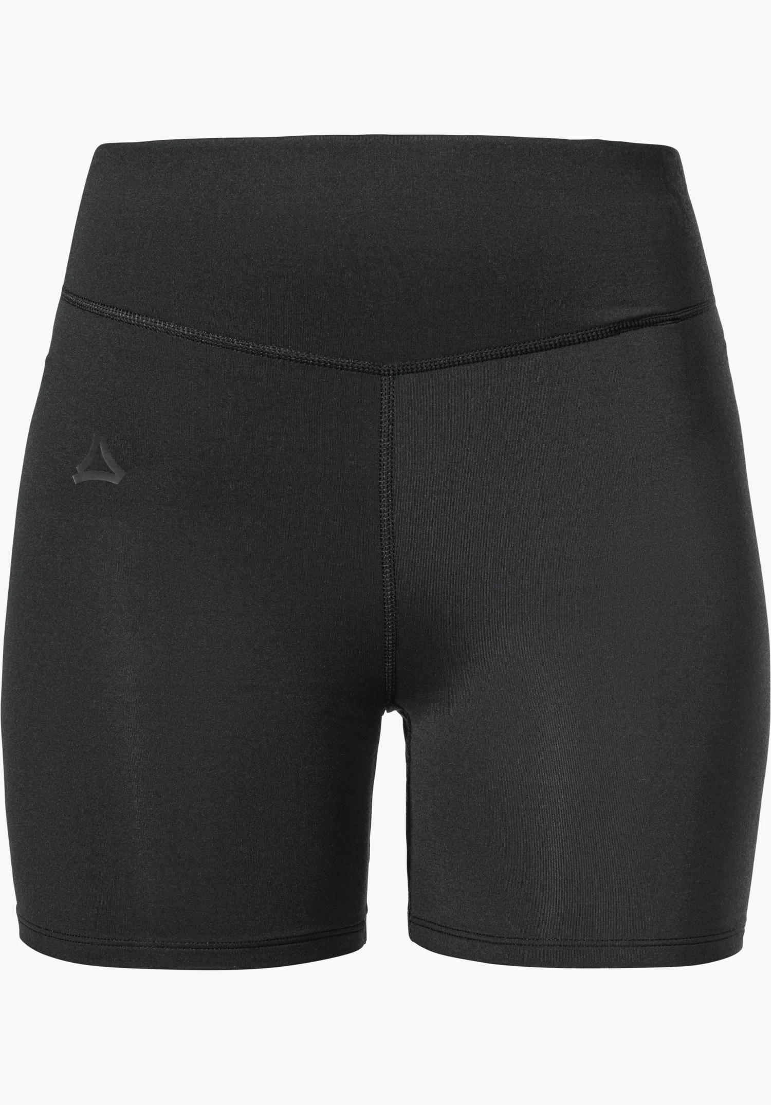 Panties Style Konera WMN in het zwart met een zichtbaar Schöffel-logo op het linkerbeen, vrijstaand op een witte achtergrond.