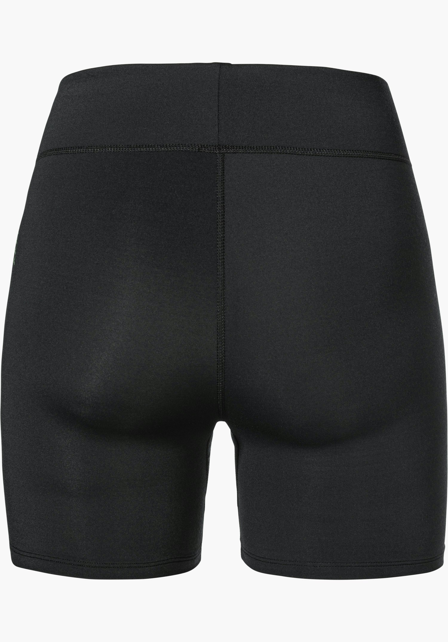 Panties Style Konera WMN in der Farbe Schwarz, gezeigt in der Rückansicht mit feinen Nähten, freigestellt vor weißem Hintergrund.