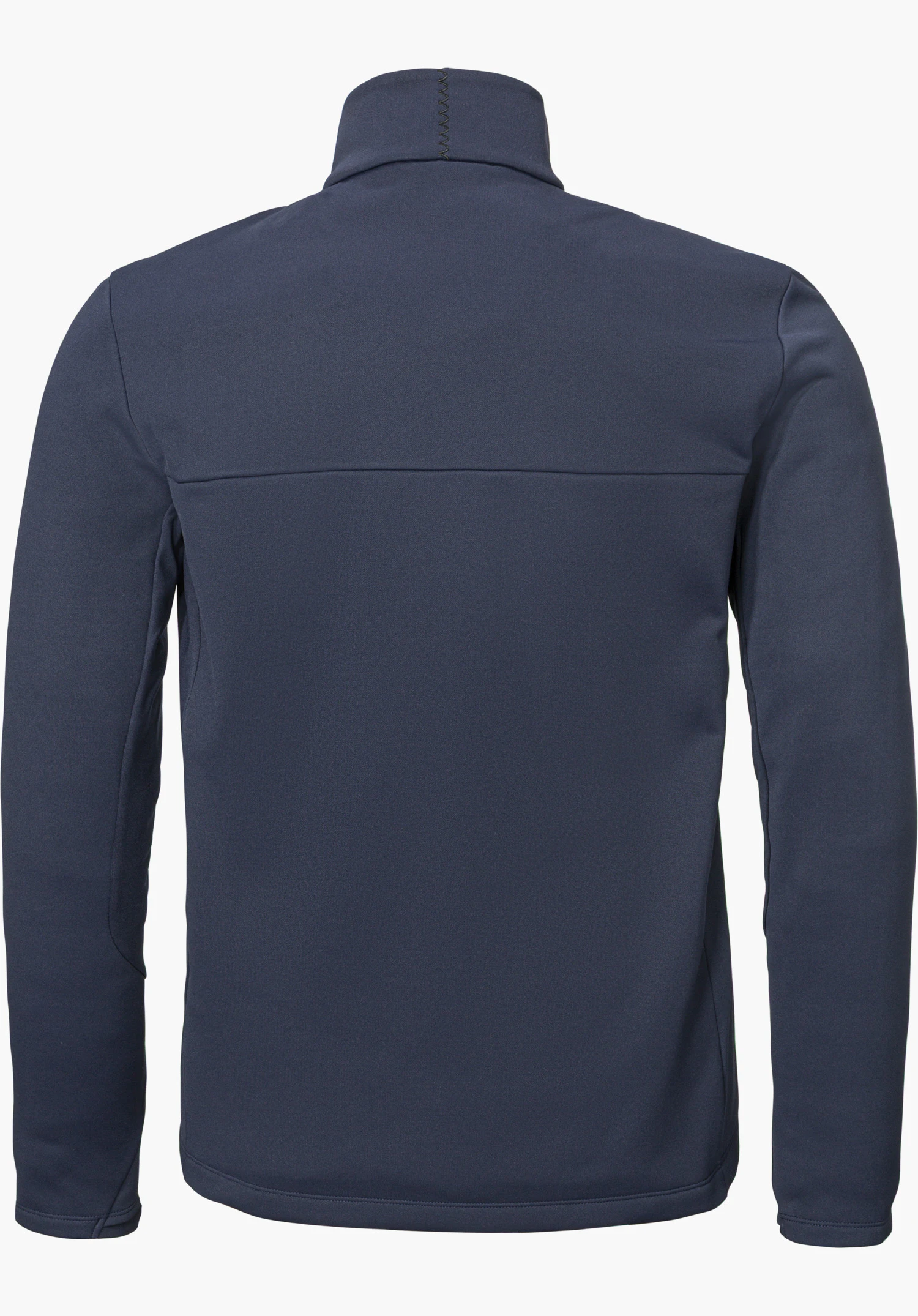 Fleece Jk Style Immerso MEN fleece jacket in blue, shown from the back and isolated on a white background.