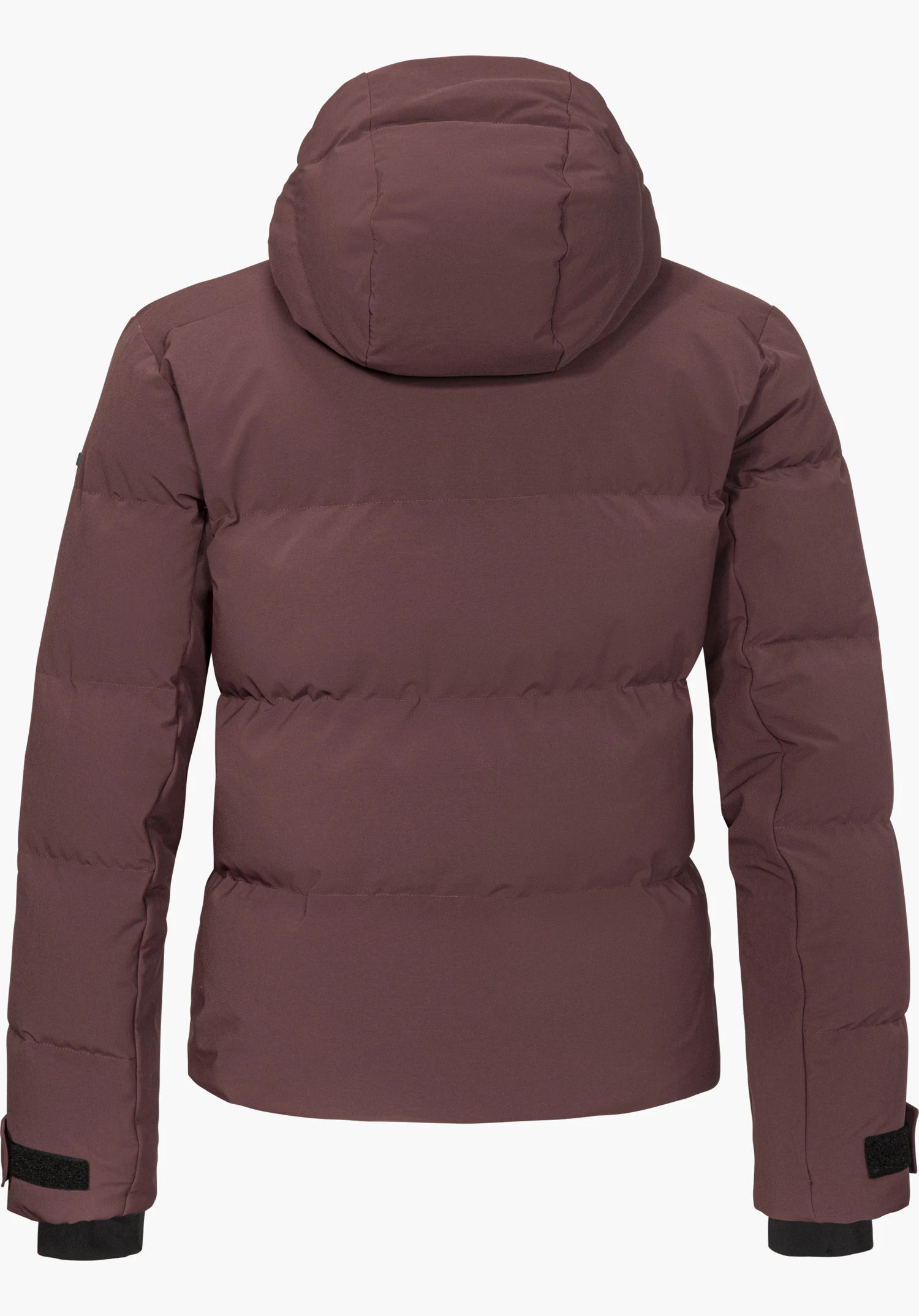 Jacket Style Lumineo WMN, veste de ski en coloris violet, vue de dos, détourée sur fond blanc.